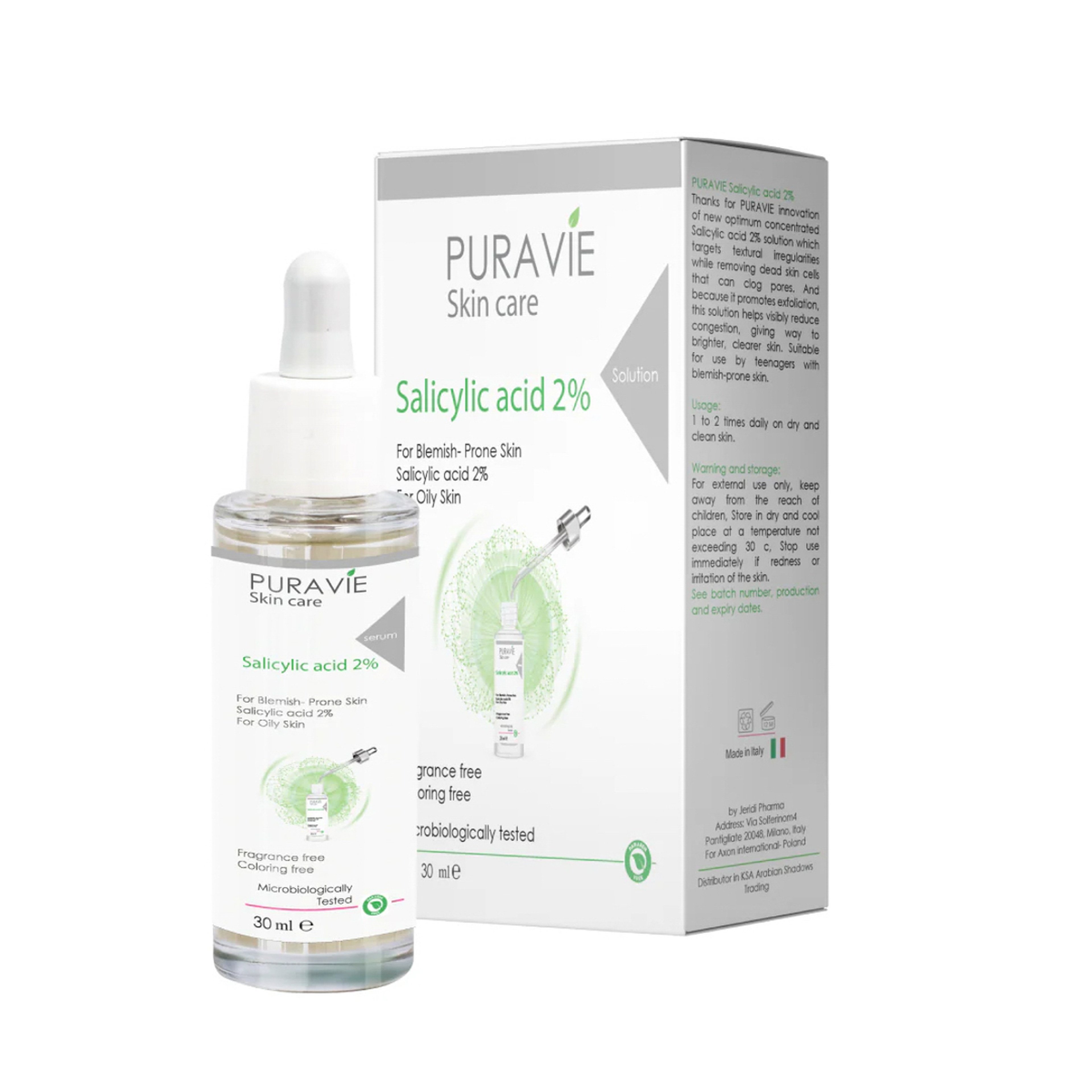 Puravie Salicly Acid 2% Serum 30 Ml