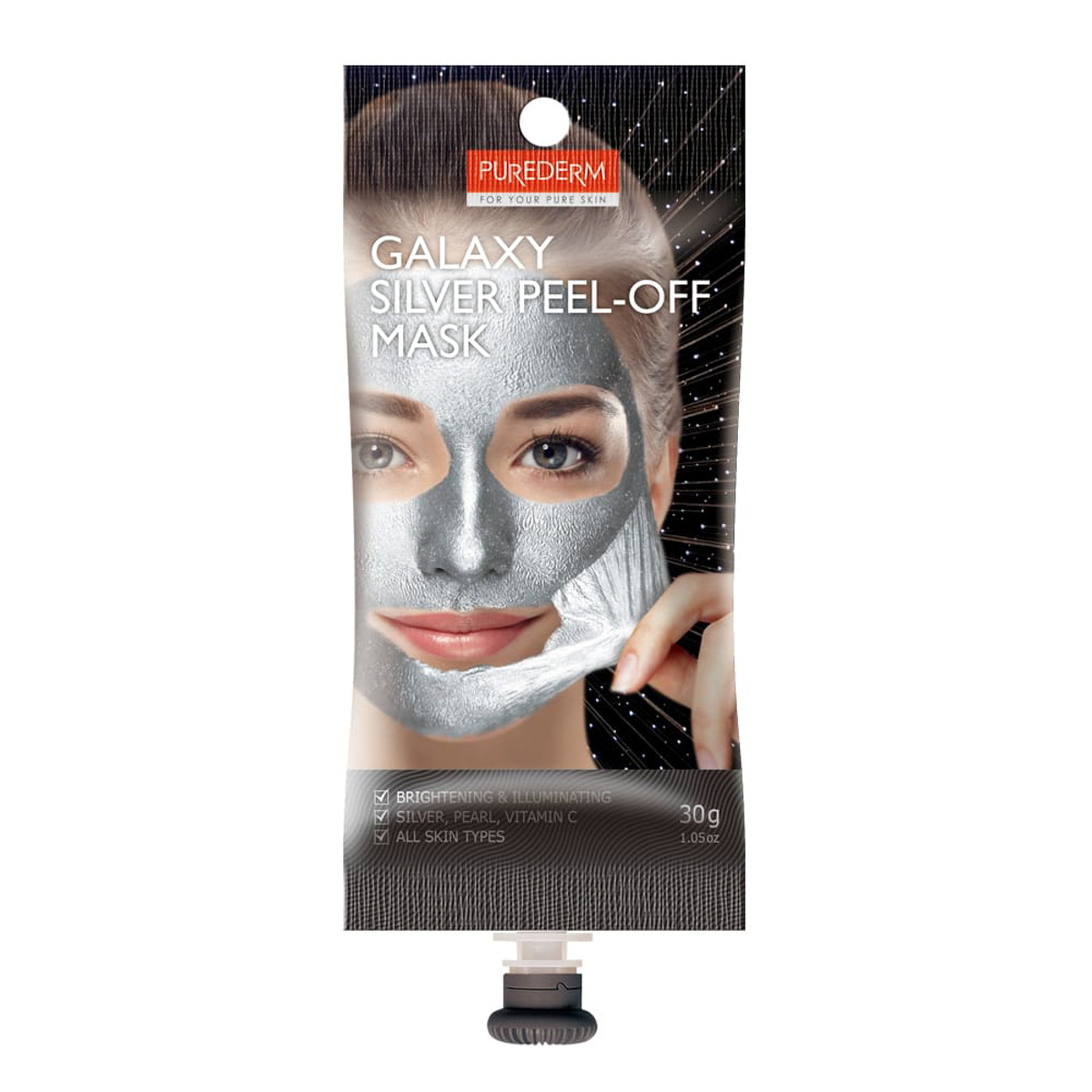 Purederm Galaxy Silver Peel-Off Mask 30 Gm