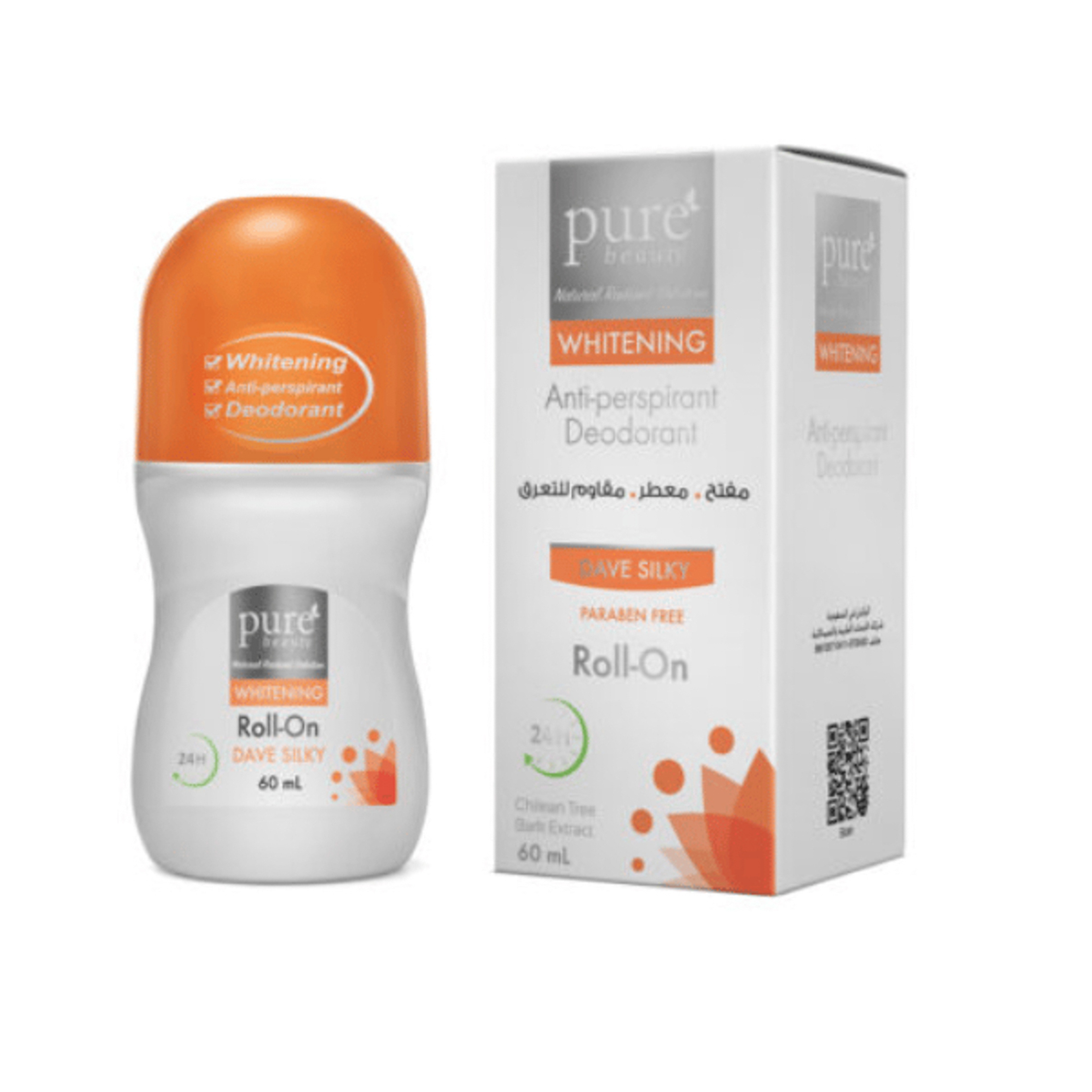 بيور بيوتي مقاوم تعرق حريري 60 مل