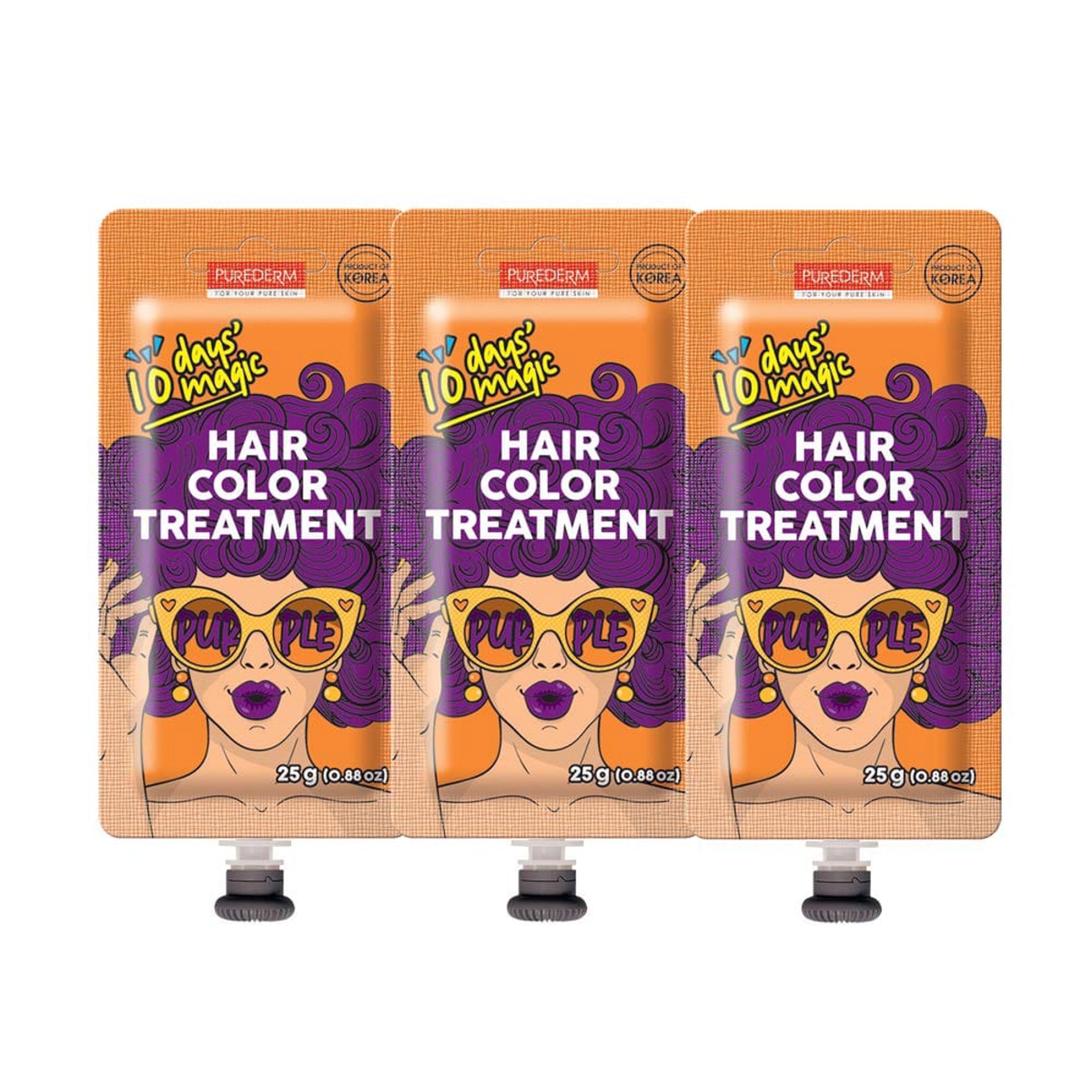 Purederm Hair Color Treatment Purple