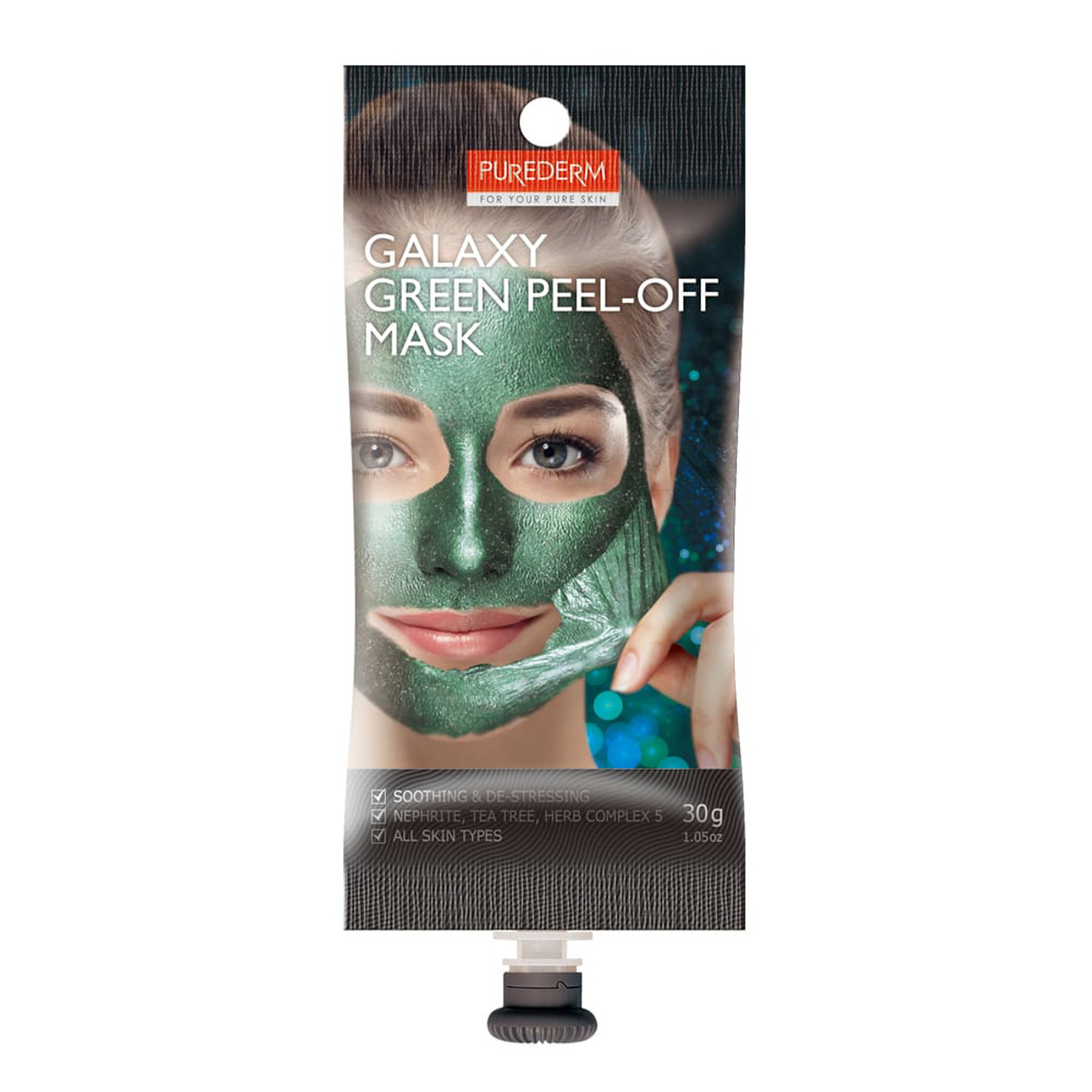 Purederm Galaxy Green Peel-Off Mask 30 Gm