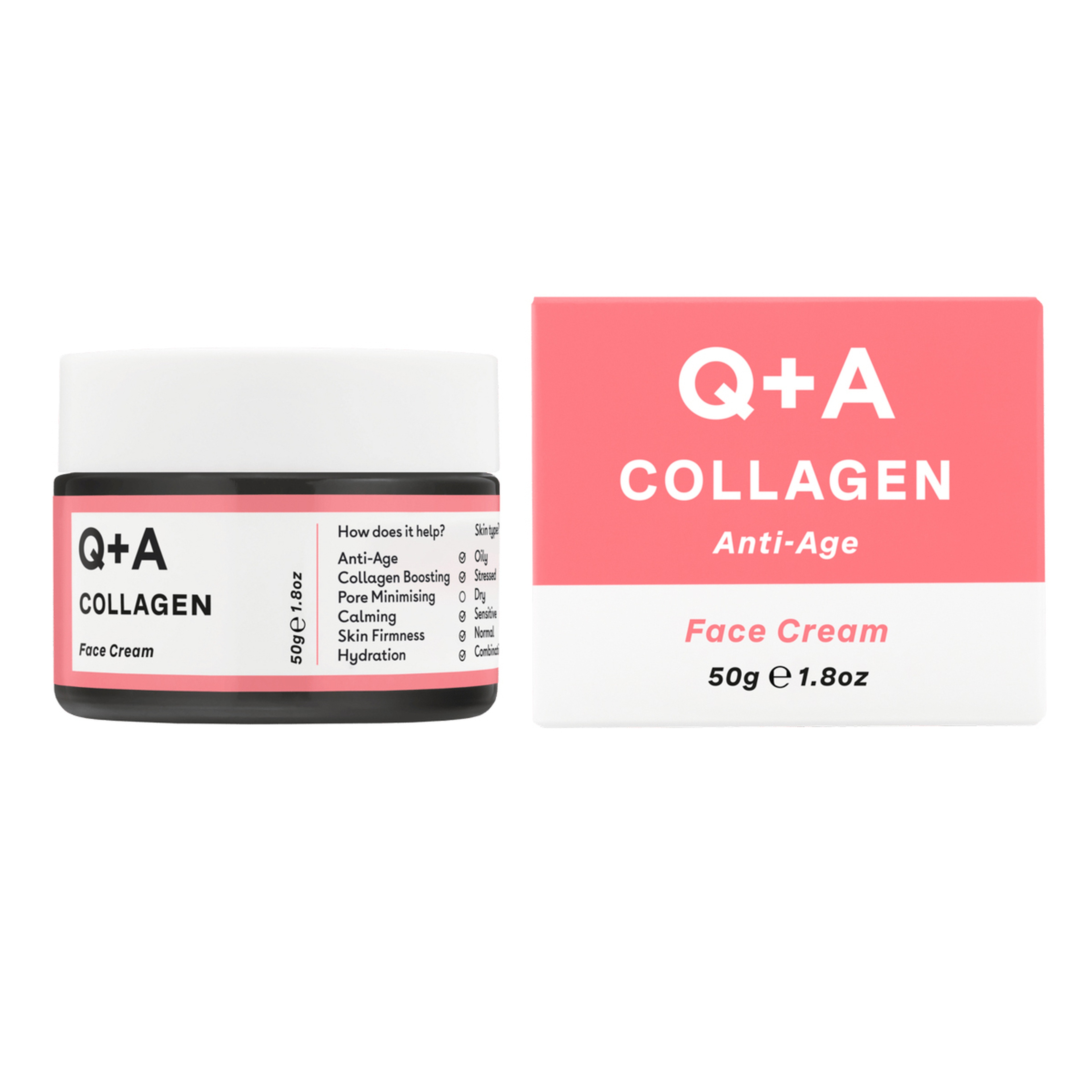 Q+A Collagen Face Cream 50G