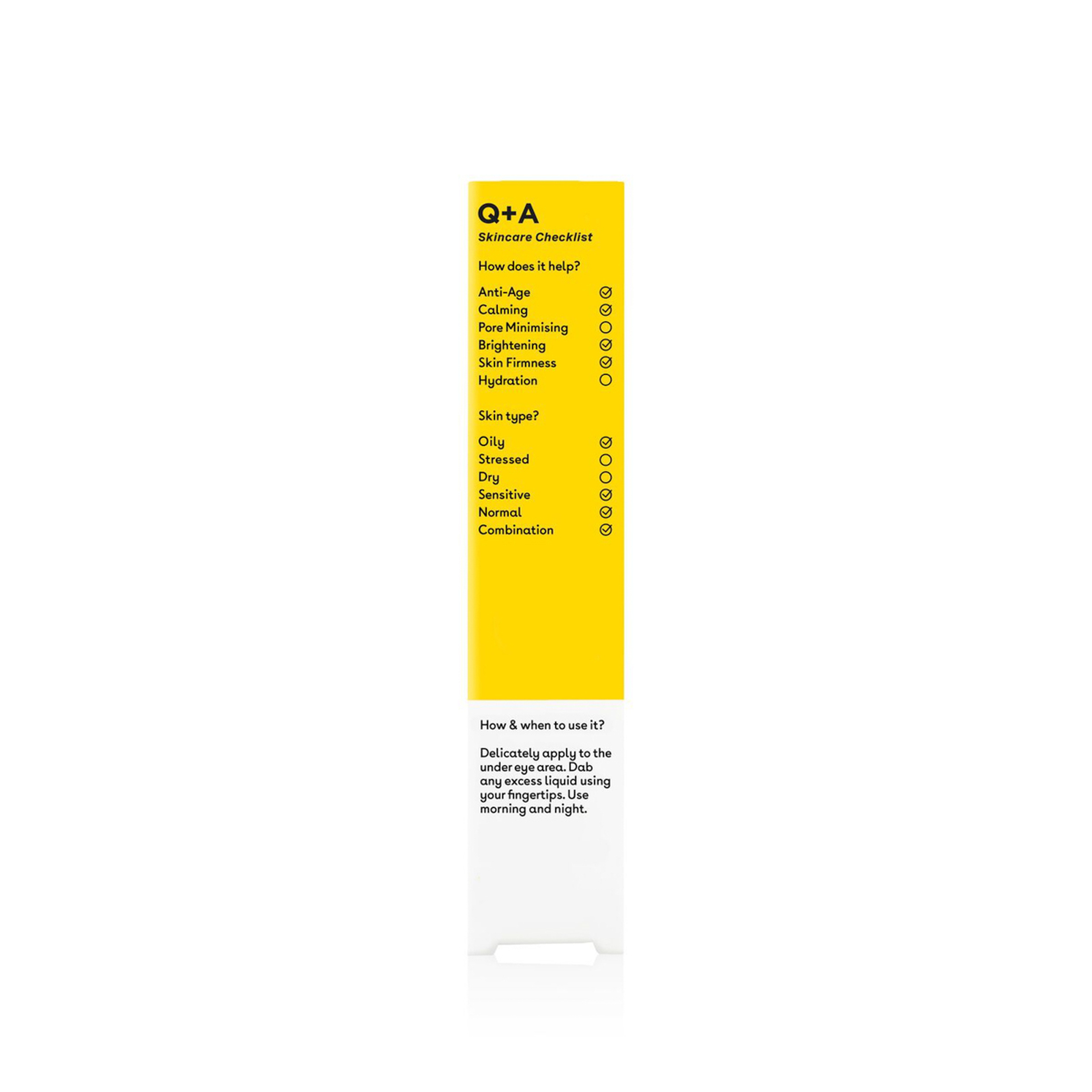 Q+A Caffeine Eye Serum 15Ml