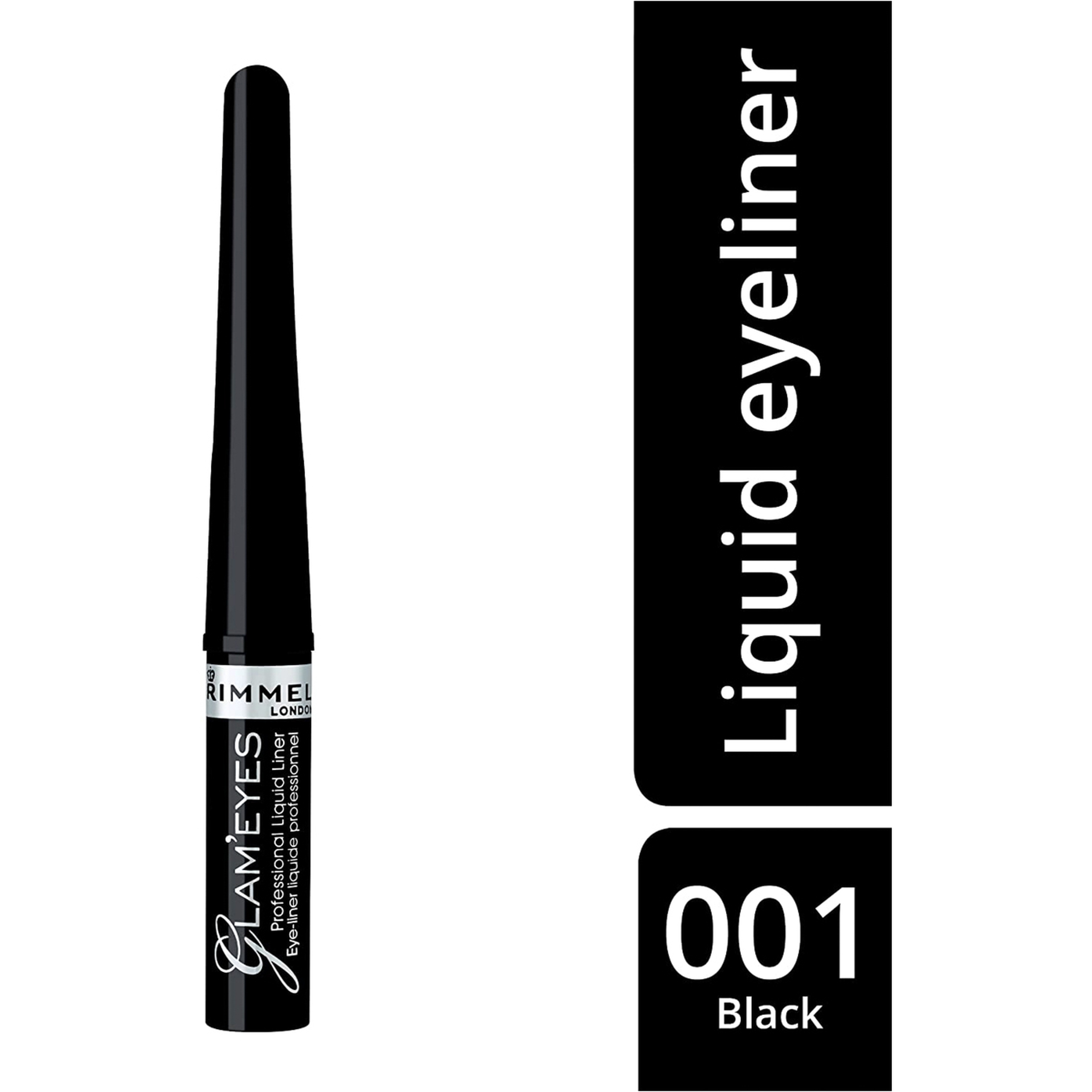 ريميل جلام آيز كحل احترافي سائل - أسود