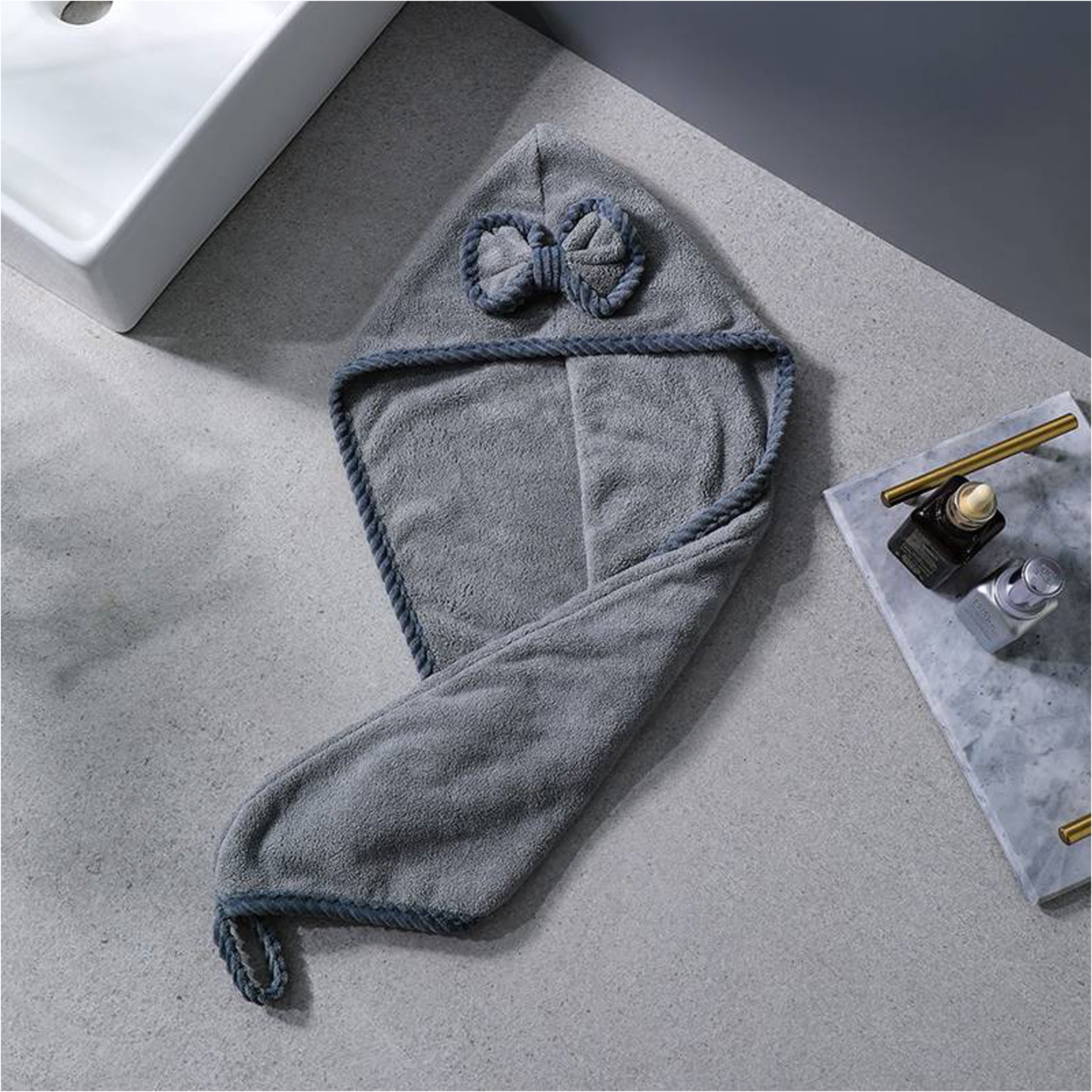 Reefi Modern Hair Cap S Grey68*25Cm