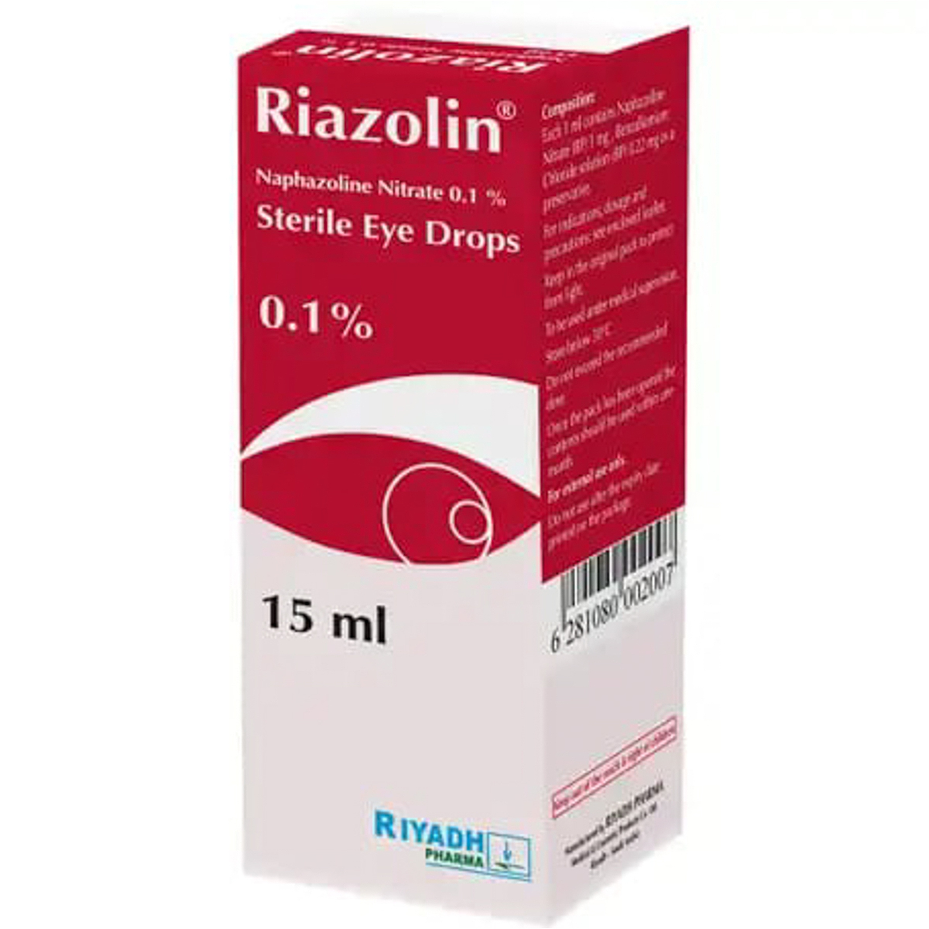 Riazoline 0.1% Eye Drops 15Ml