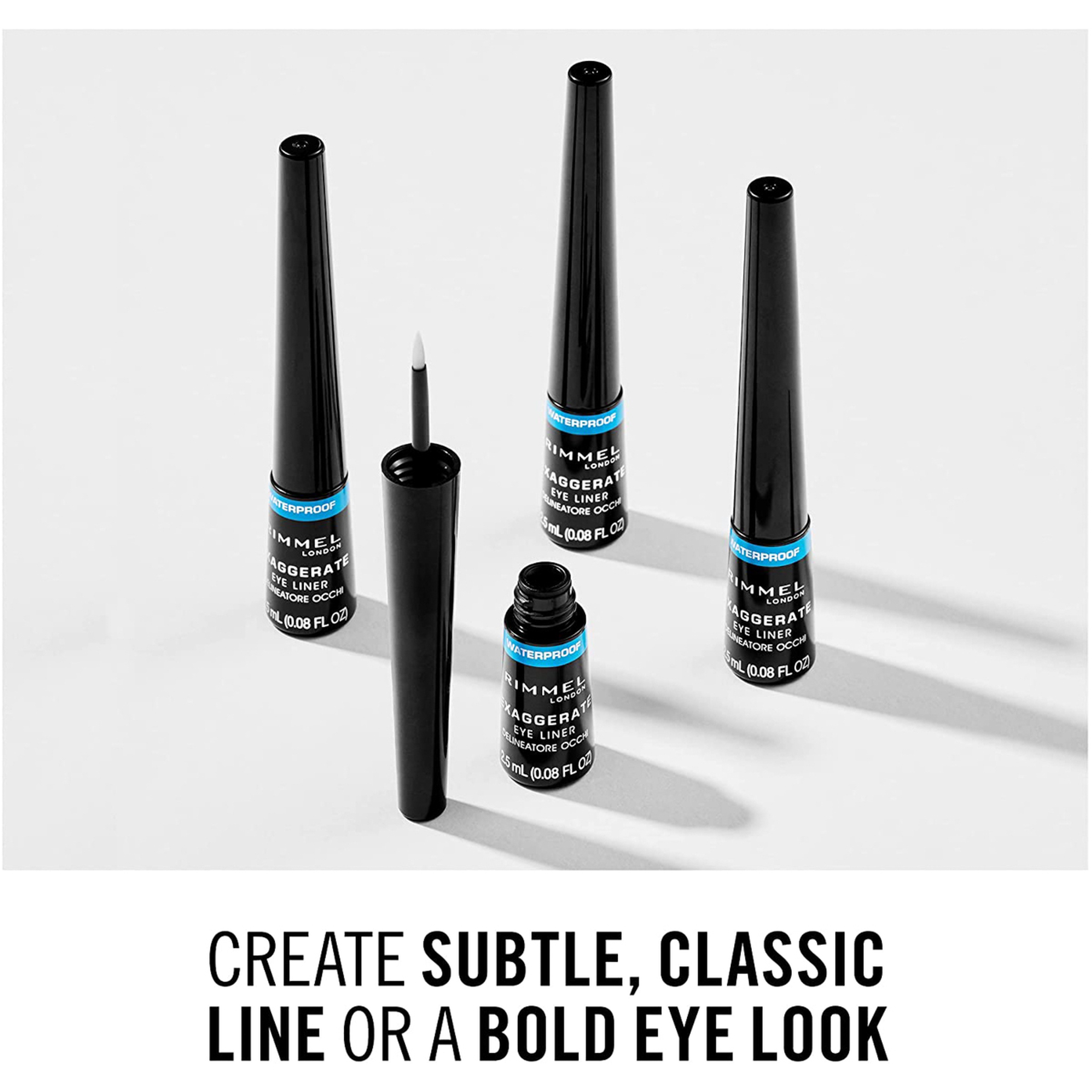 ريميل إكساجريت كحل سائل مقاوم للماء - أسود