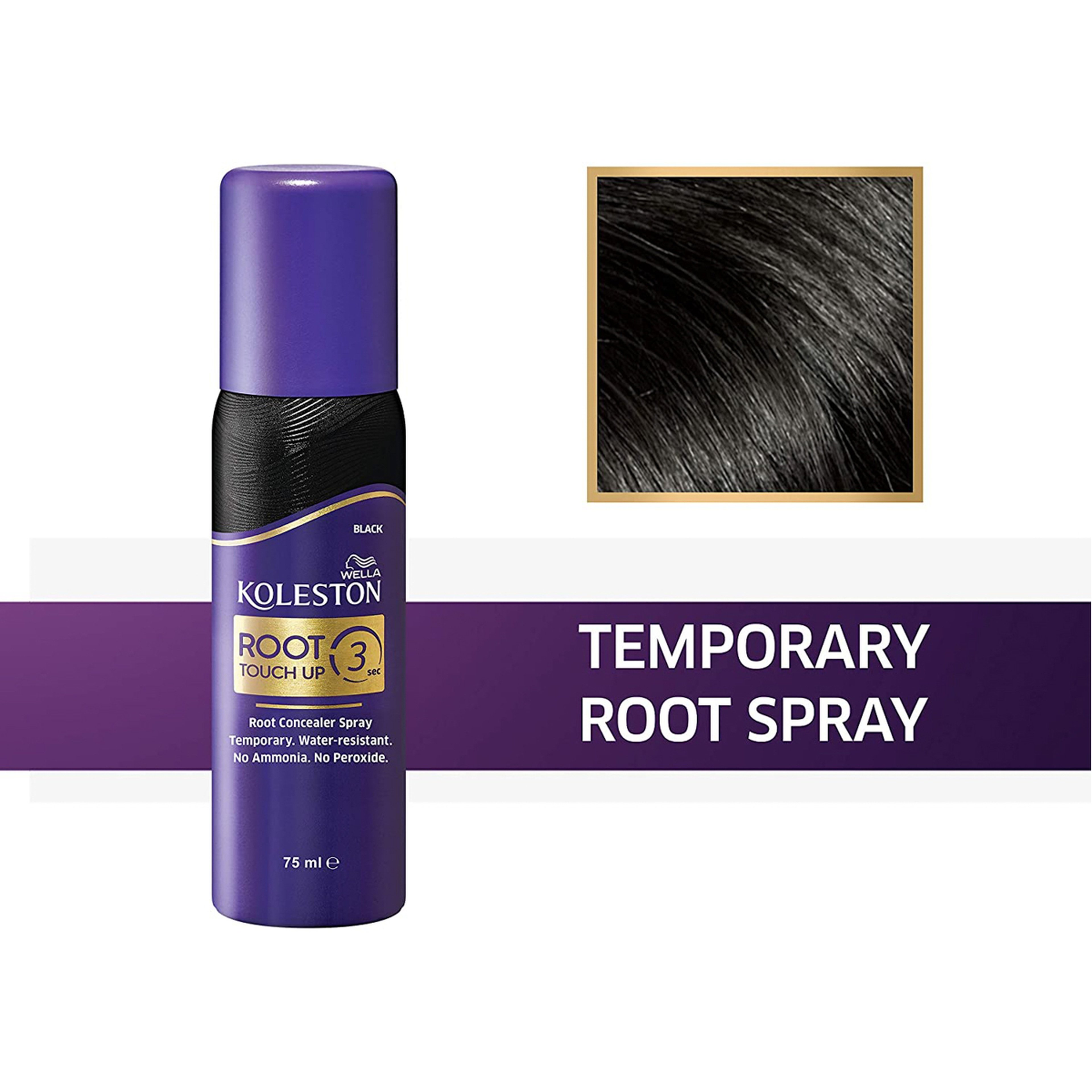 Root Touch Up Spray Black 75Ml