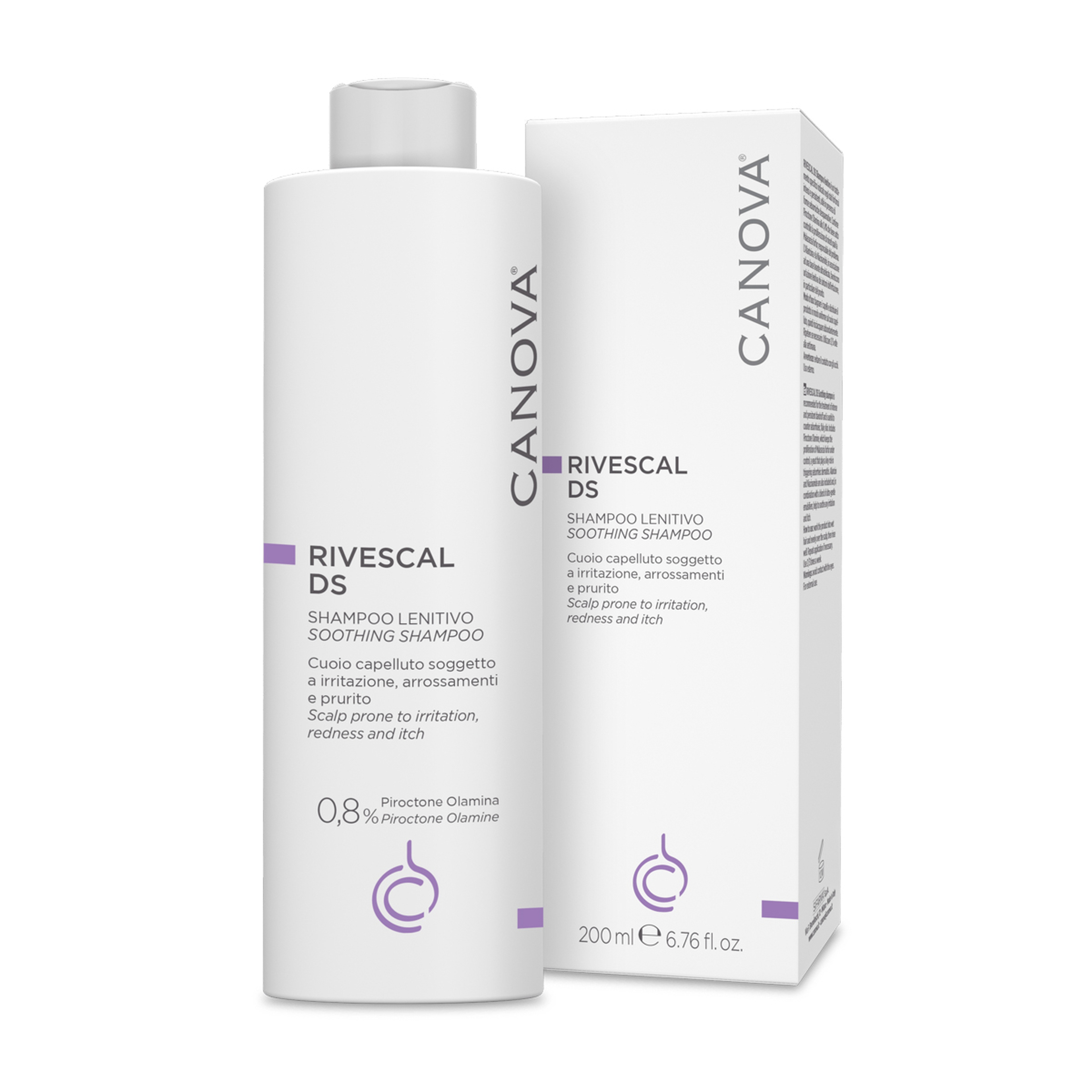 Rivescal Ds Soothing Shampoo 200Ml Bottle