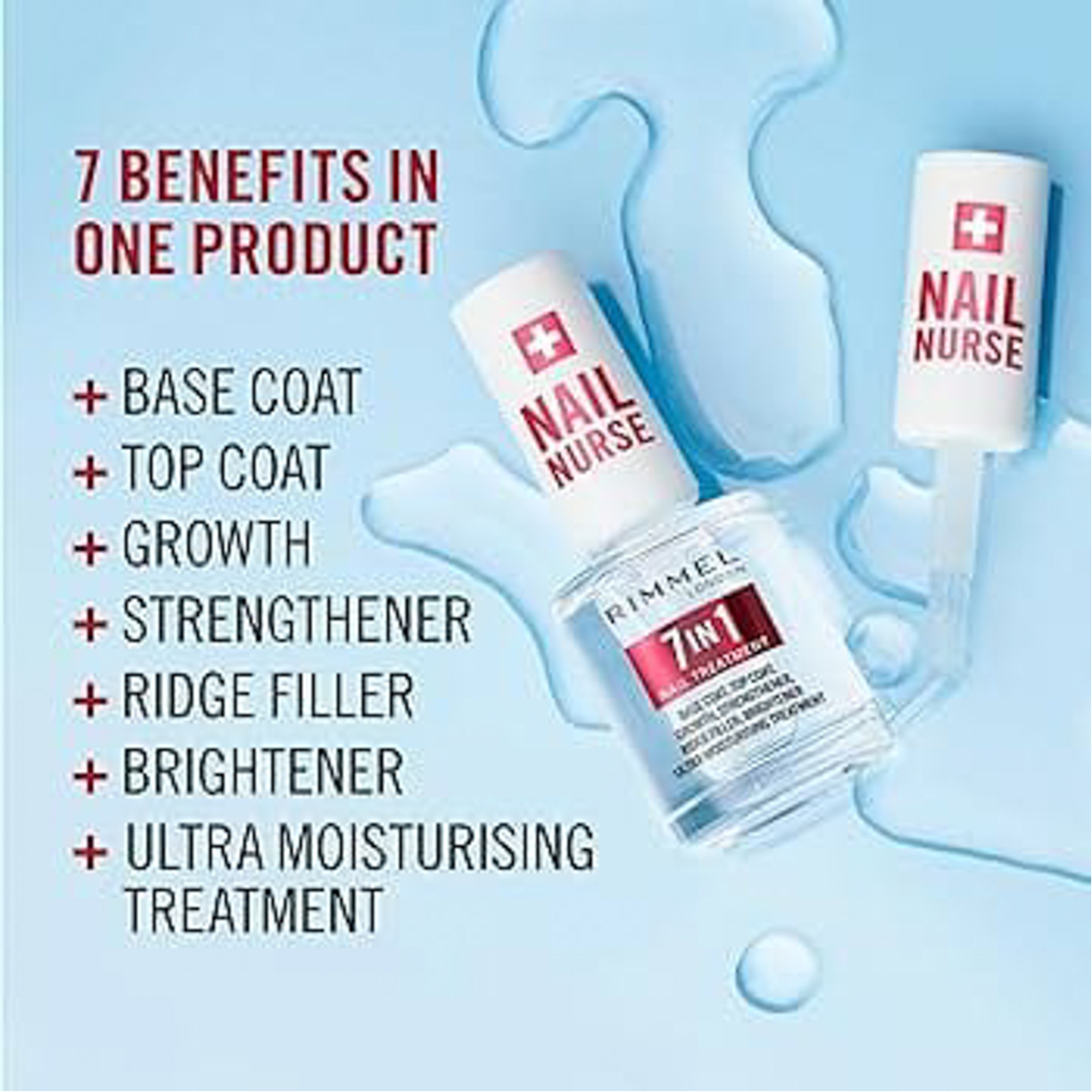 ريميل طلاء عناية بالظفر 7 في 1