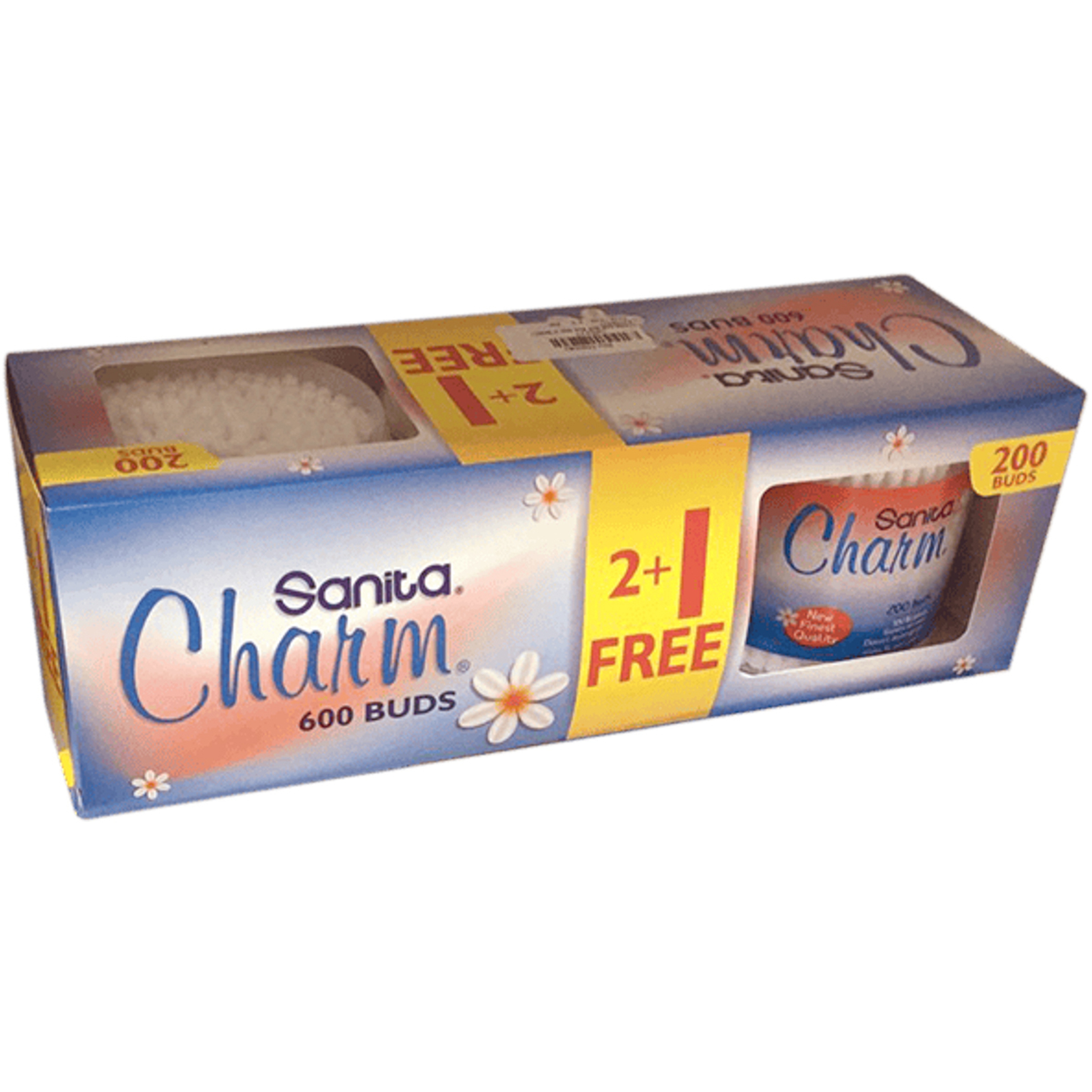 سانيتا شارم قطن أذن 200 فطعه