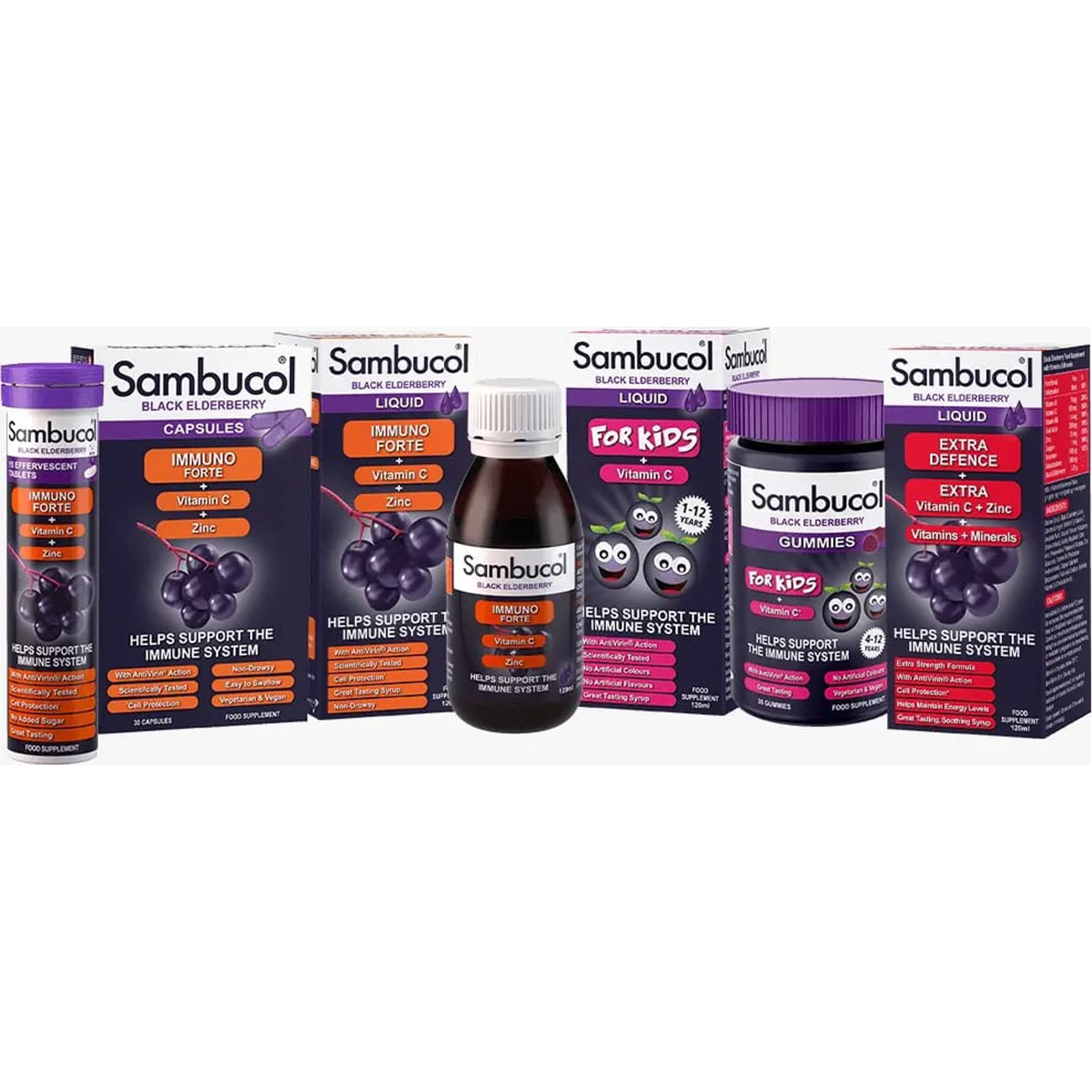 سامبوكول إلدربيري + فيتامين سي وزنك 15 قرص فوار