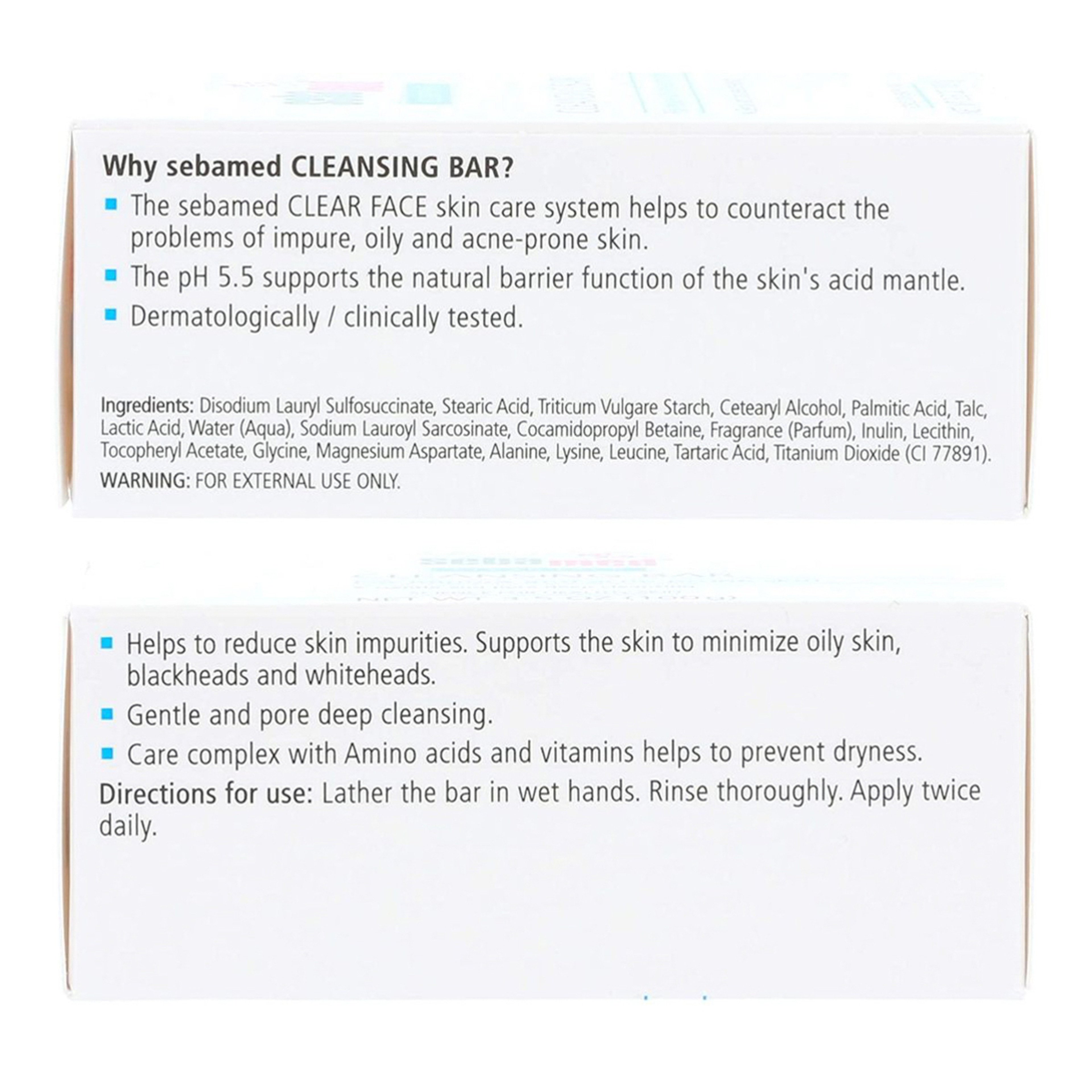 Sebamed Face Cleansing Bar 100G