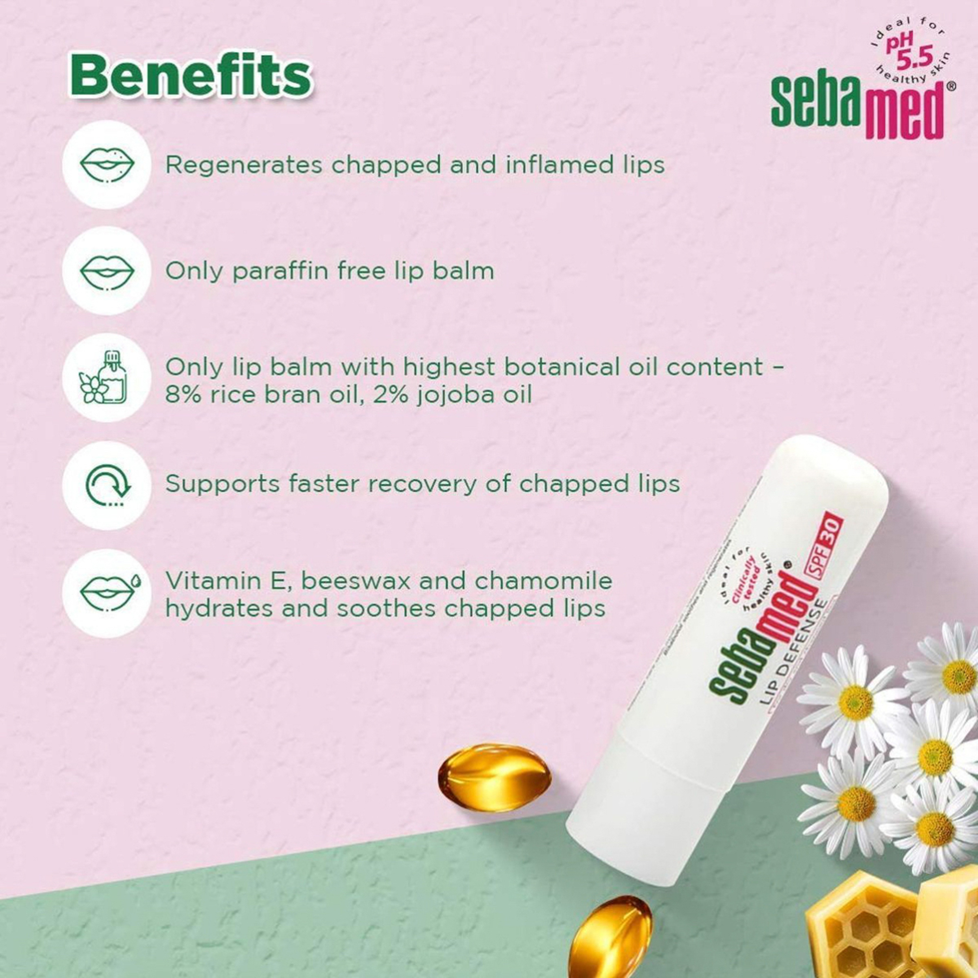 Sebamed Lip Defense 30Spf Lip Stick 4.8G
