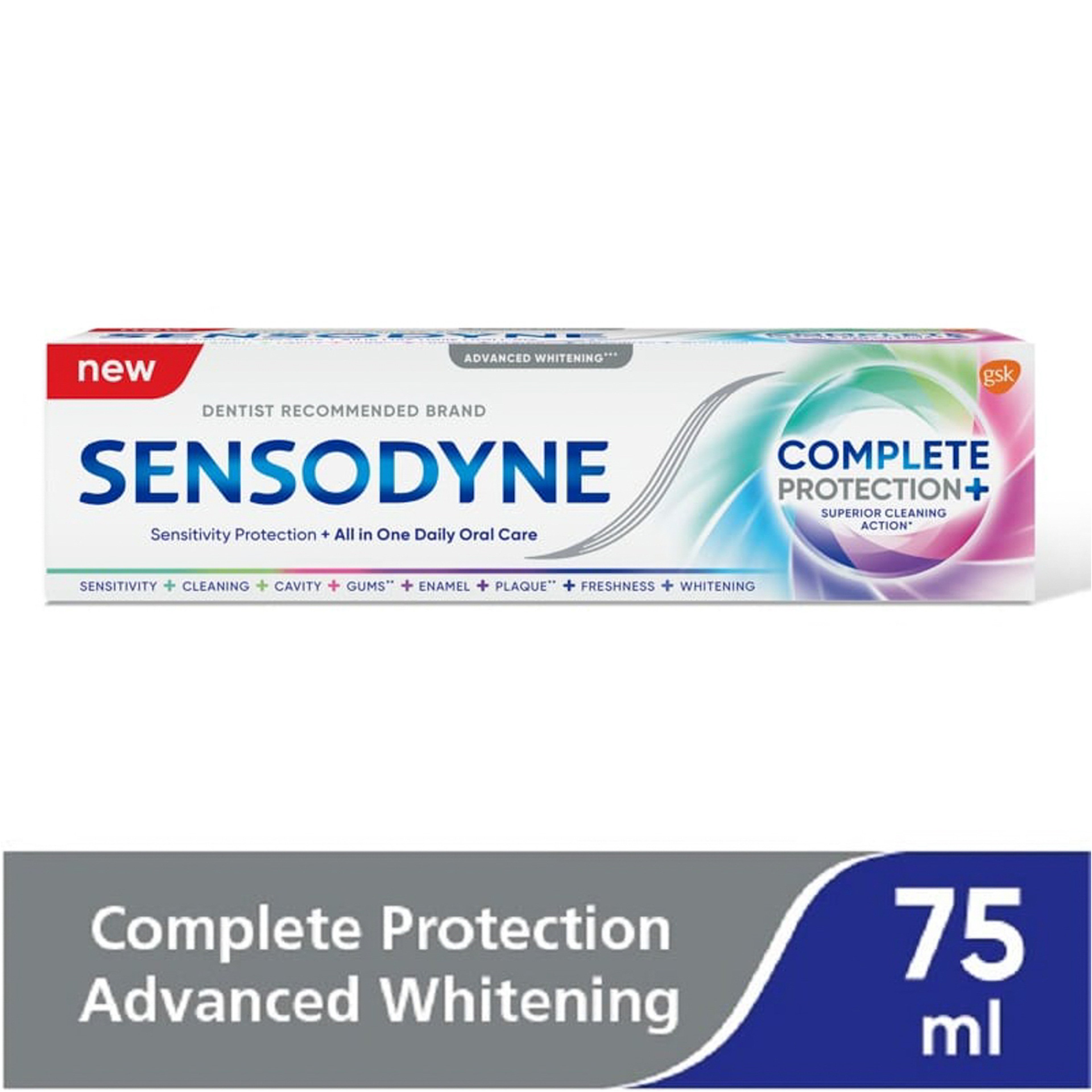 Sensodyne Complete Protection Regular Toothpaste 75Ml