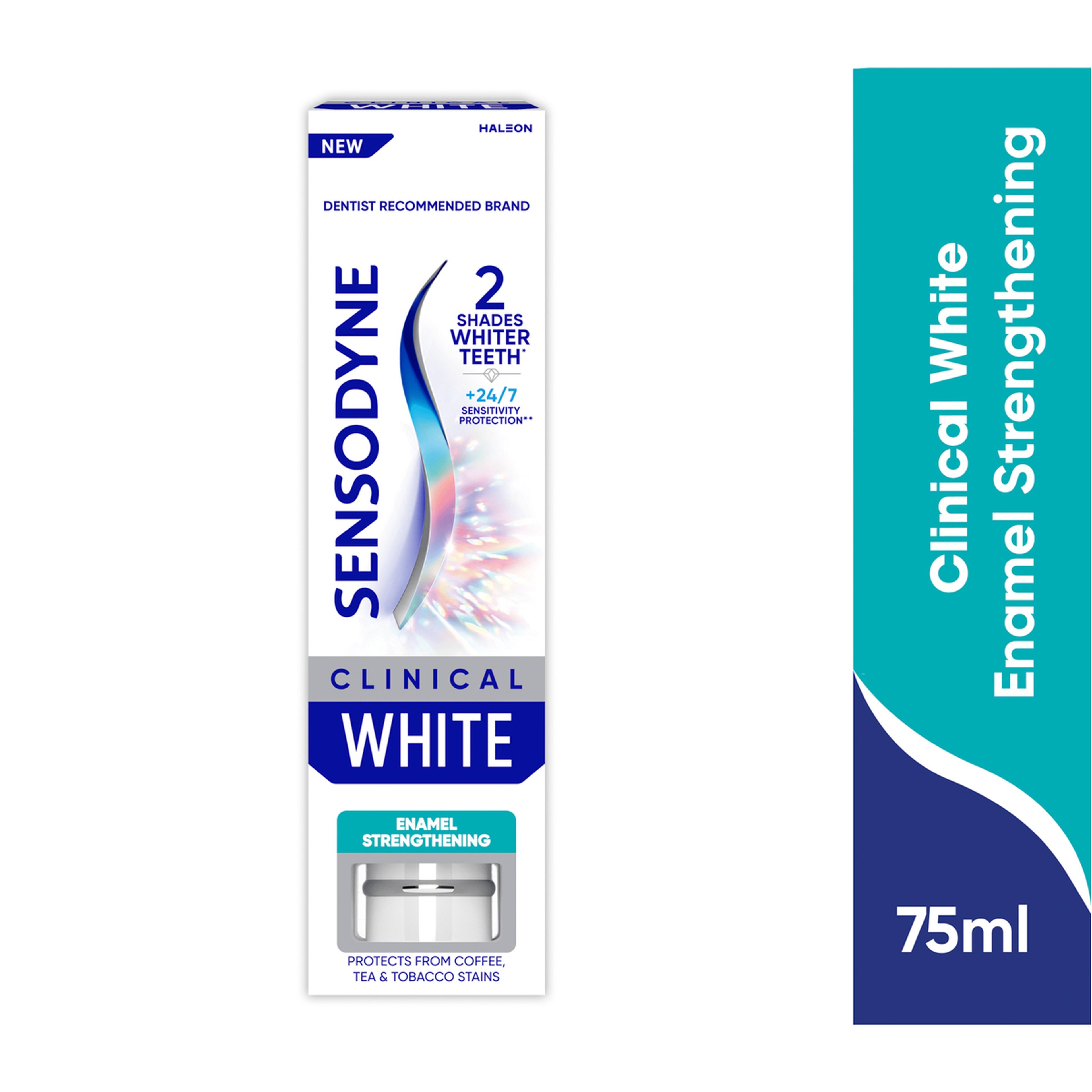 Sensodyne Clinical White Whitening Toothpaste Enamel Strengthening 75Ml