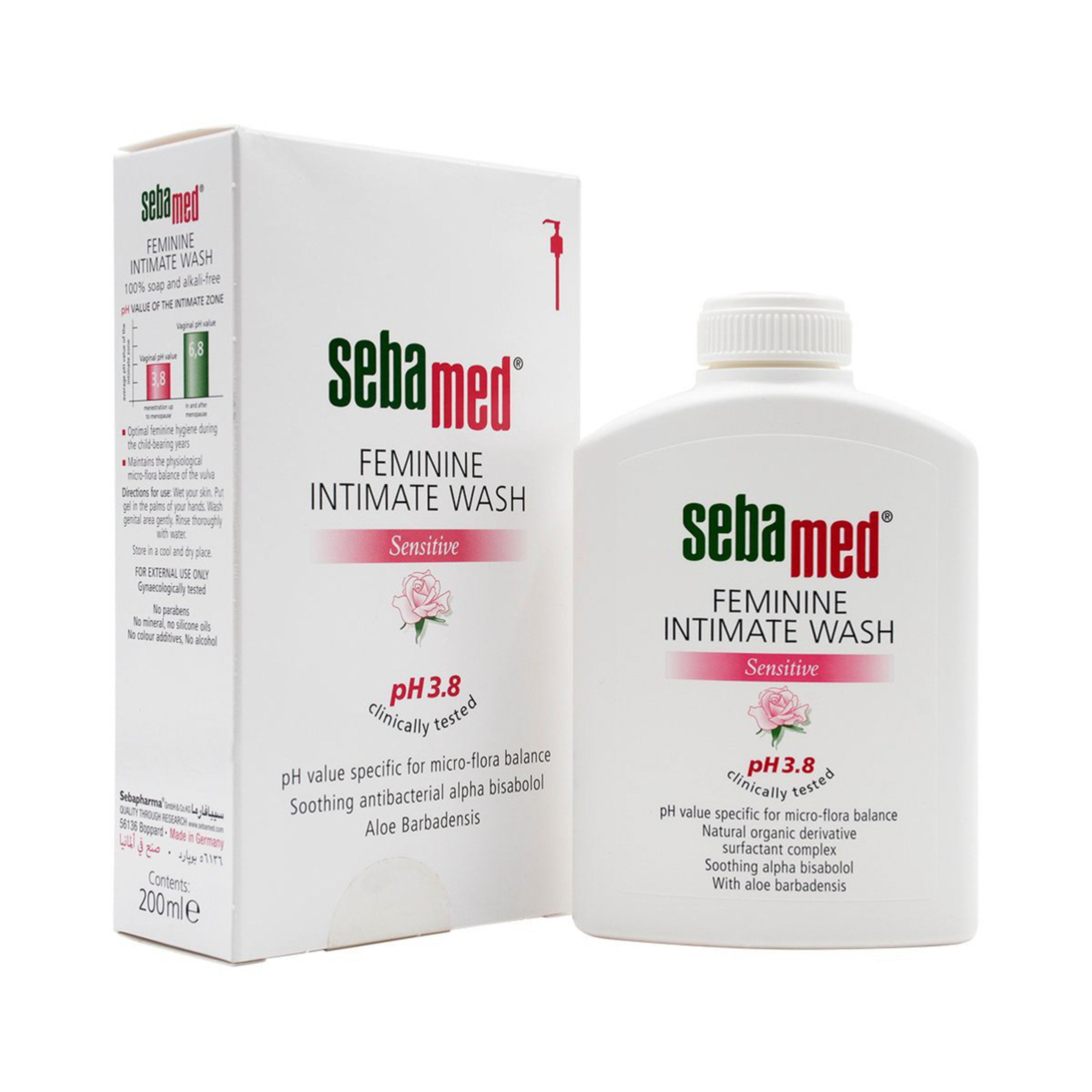 Sebamed Women'S Sensitive Intimate Wash 200 Ml
