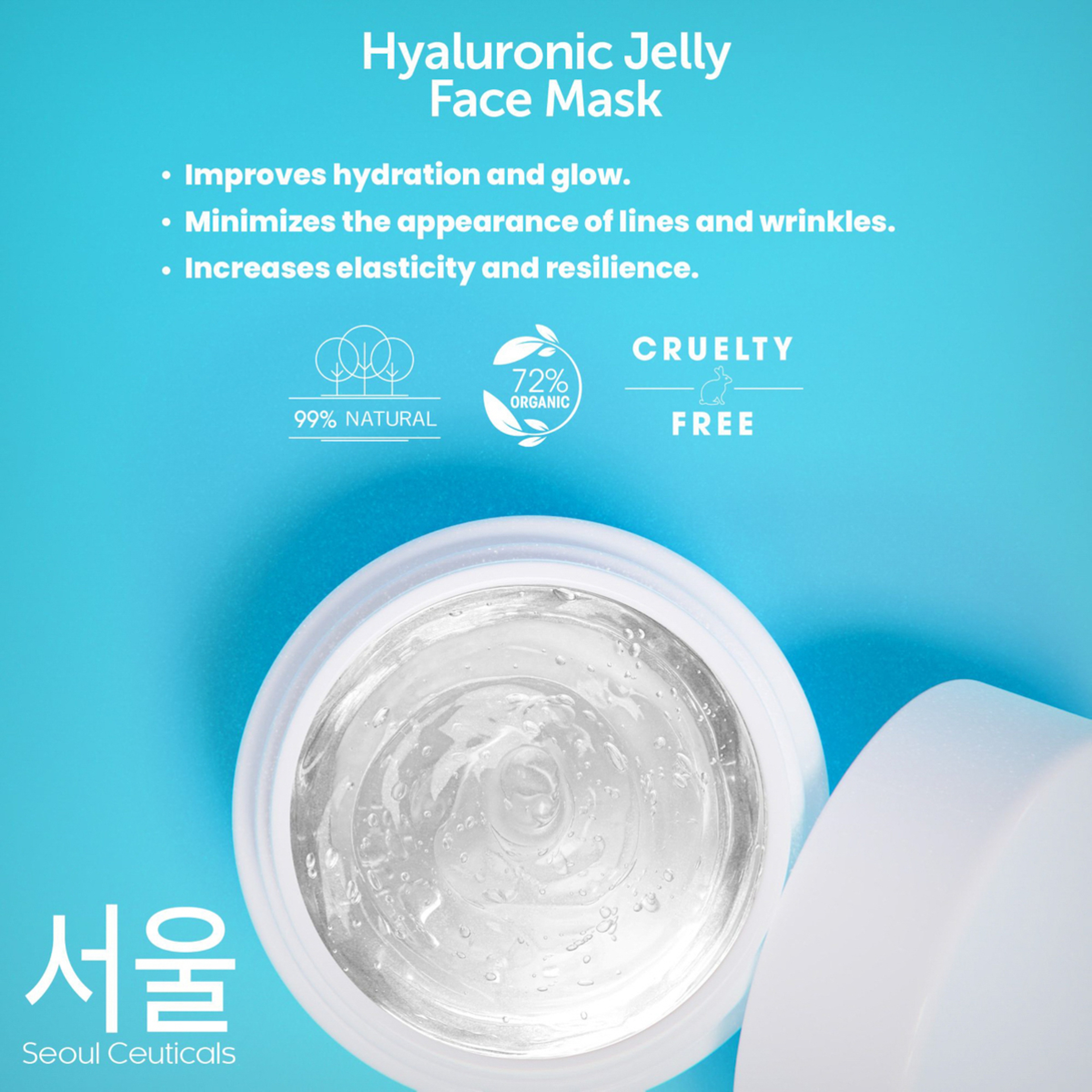 Seoul Ceuticals Hyaluronic Jelly Face Mask 60Ml