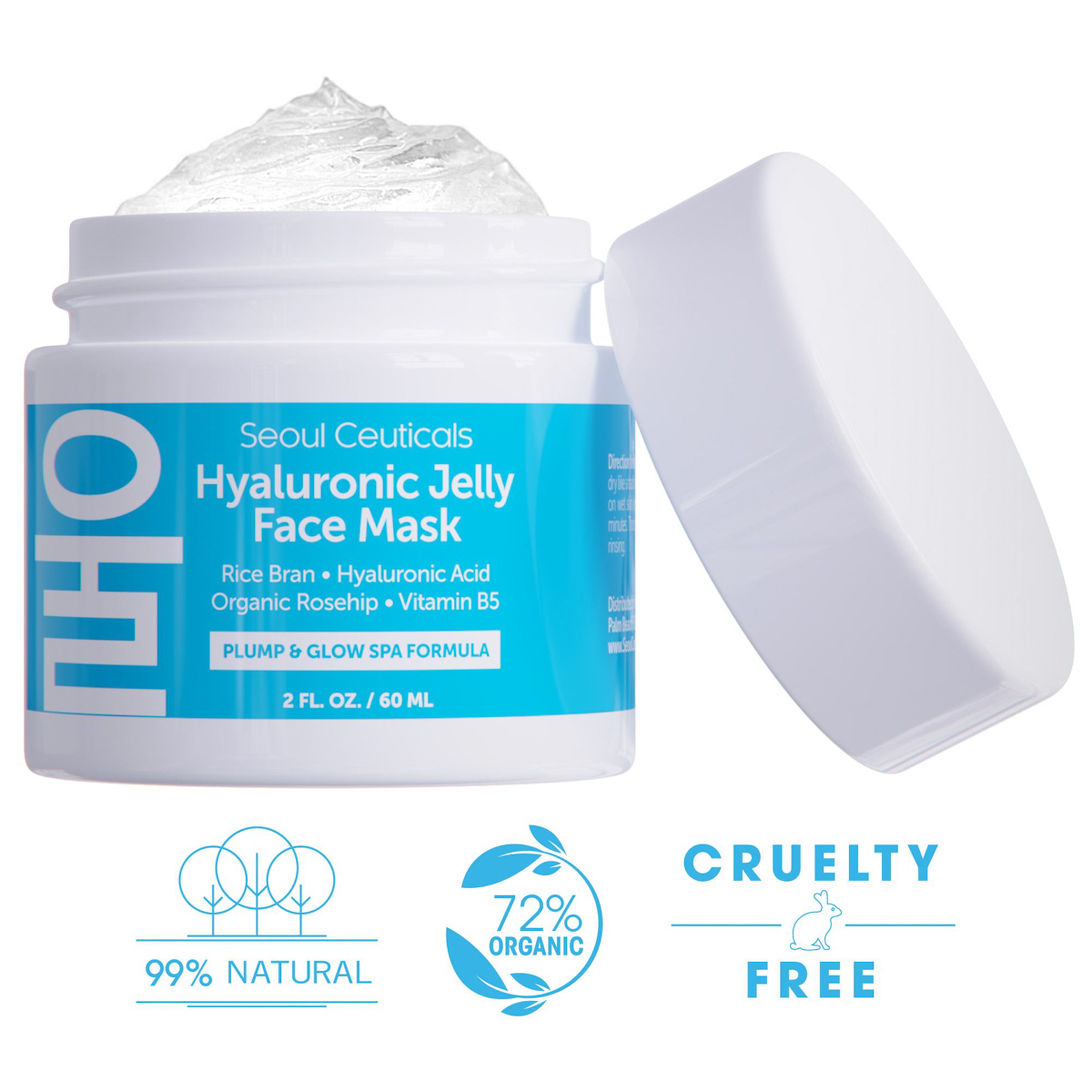 Seoul Ceuticals Hyaluronic Jelly Face Mask 60Ml