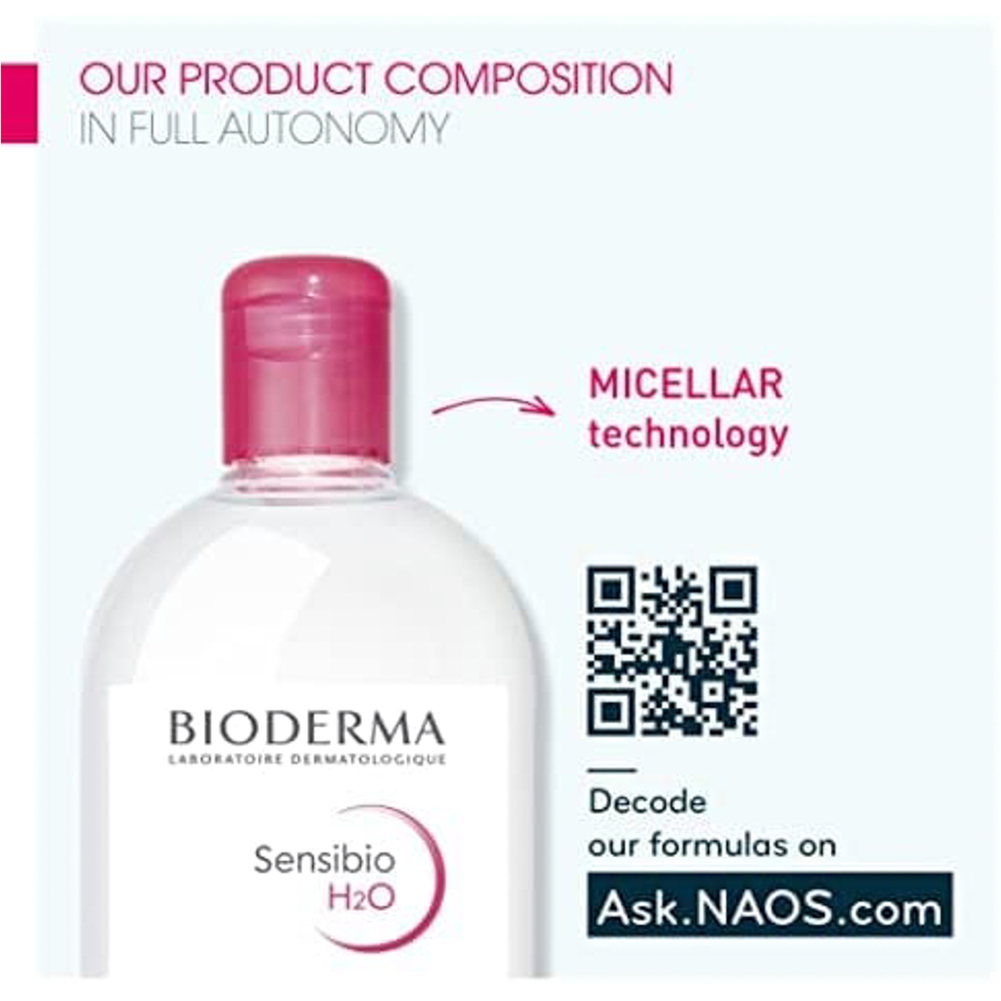 Sensibio Make-Up Removing Micellar Solution 500Ml