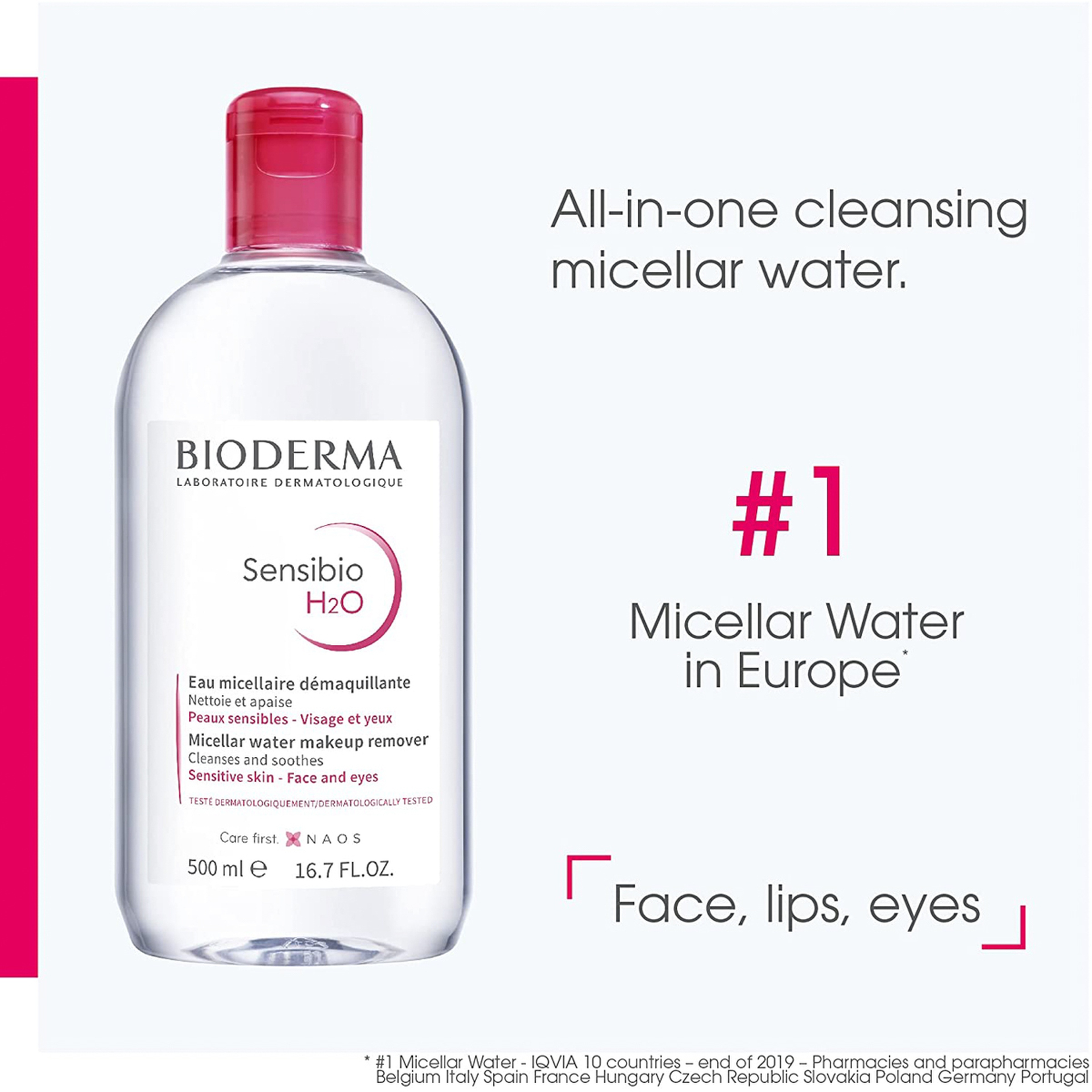 Sensibio Make-Up Removing Micellar Solution 500Ml