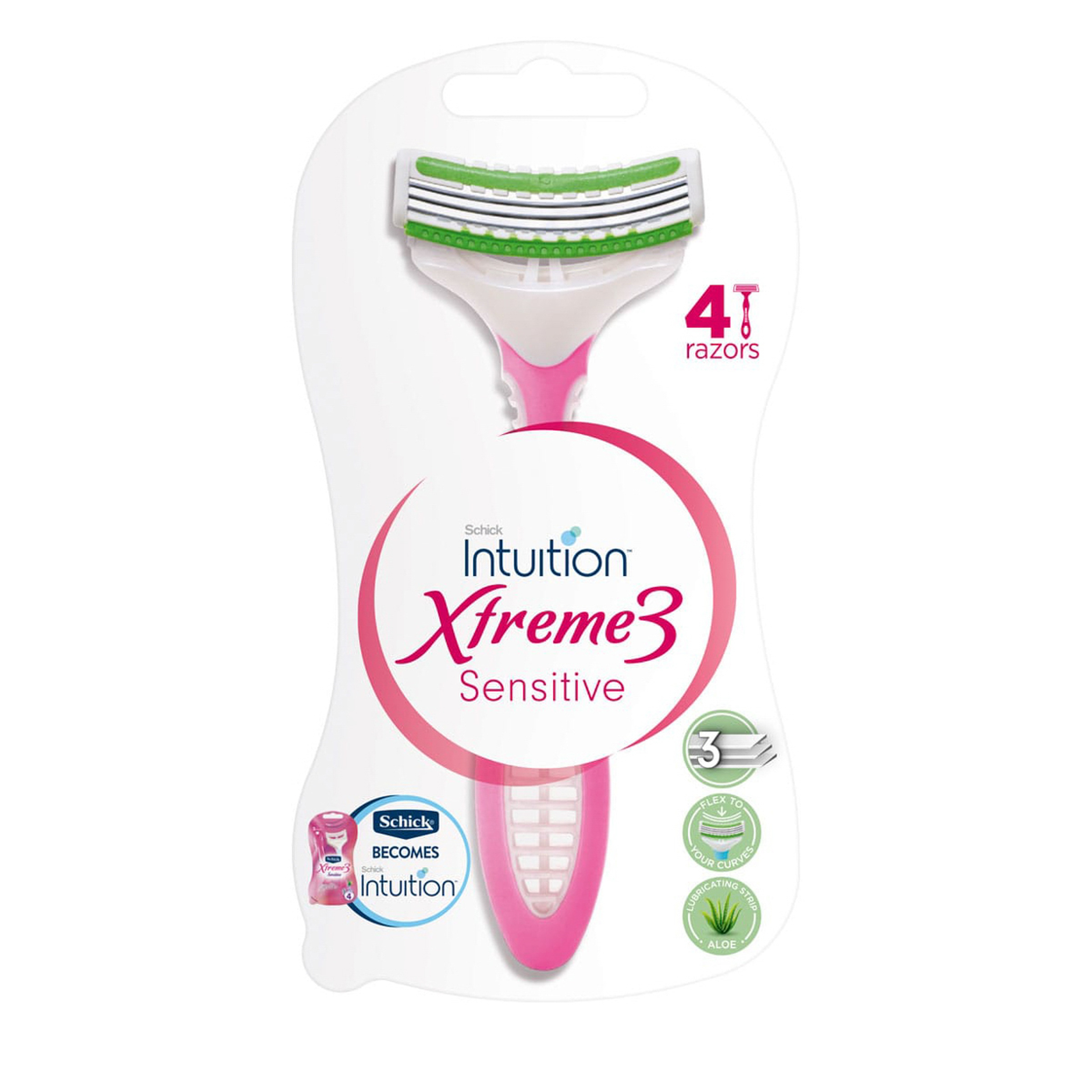Schick Razor Xtreme 3 Women 4'S Sensitive
