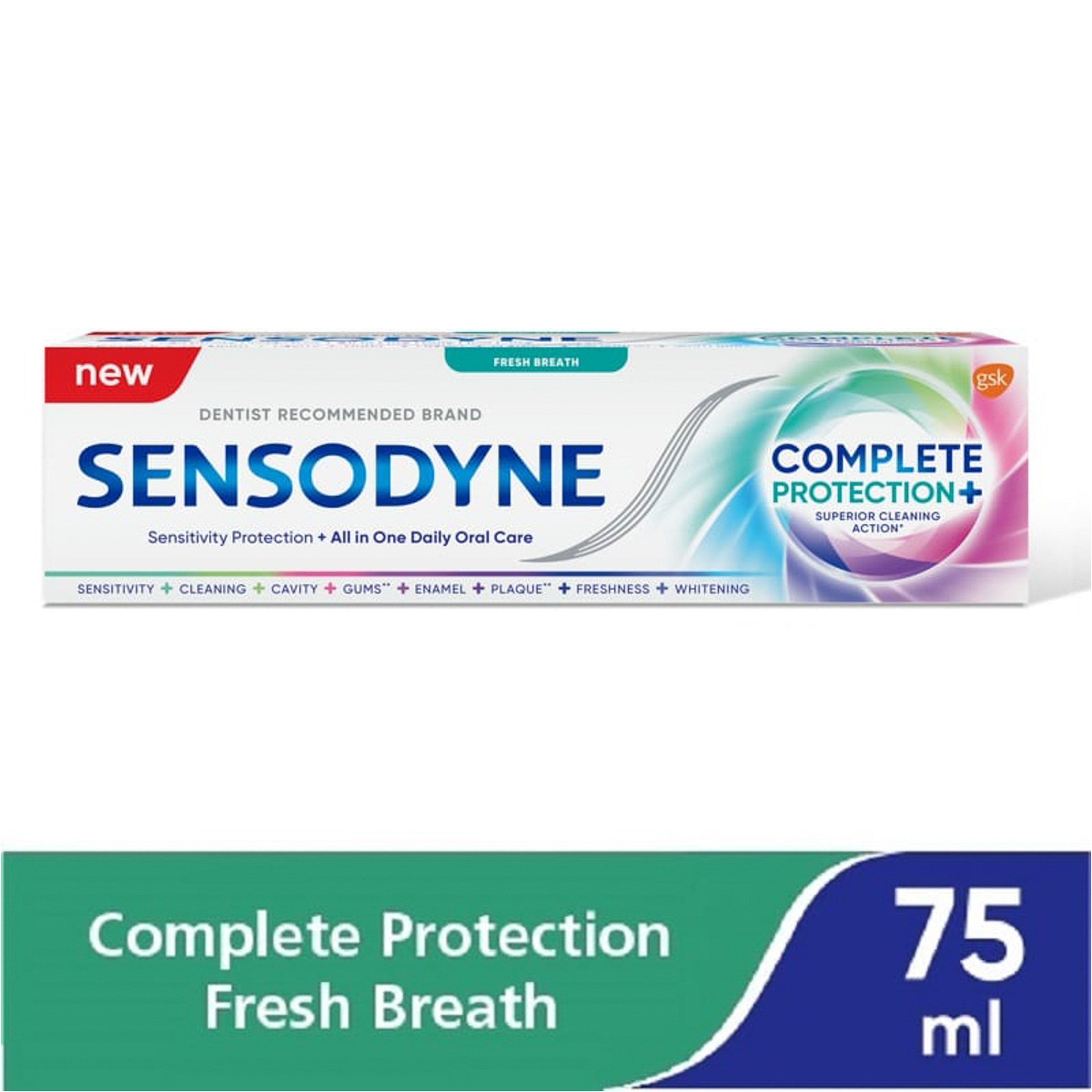 Sensodyne Complete Protection Fresh Breath Toothpaste 75Ml