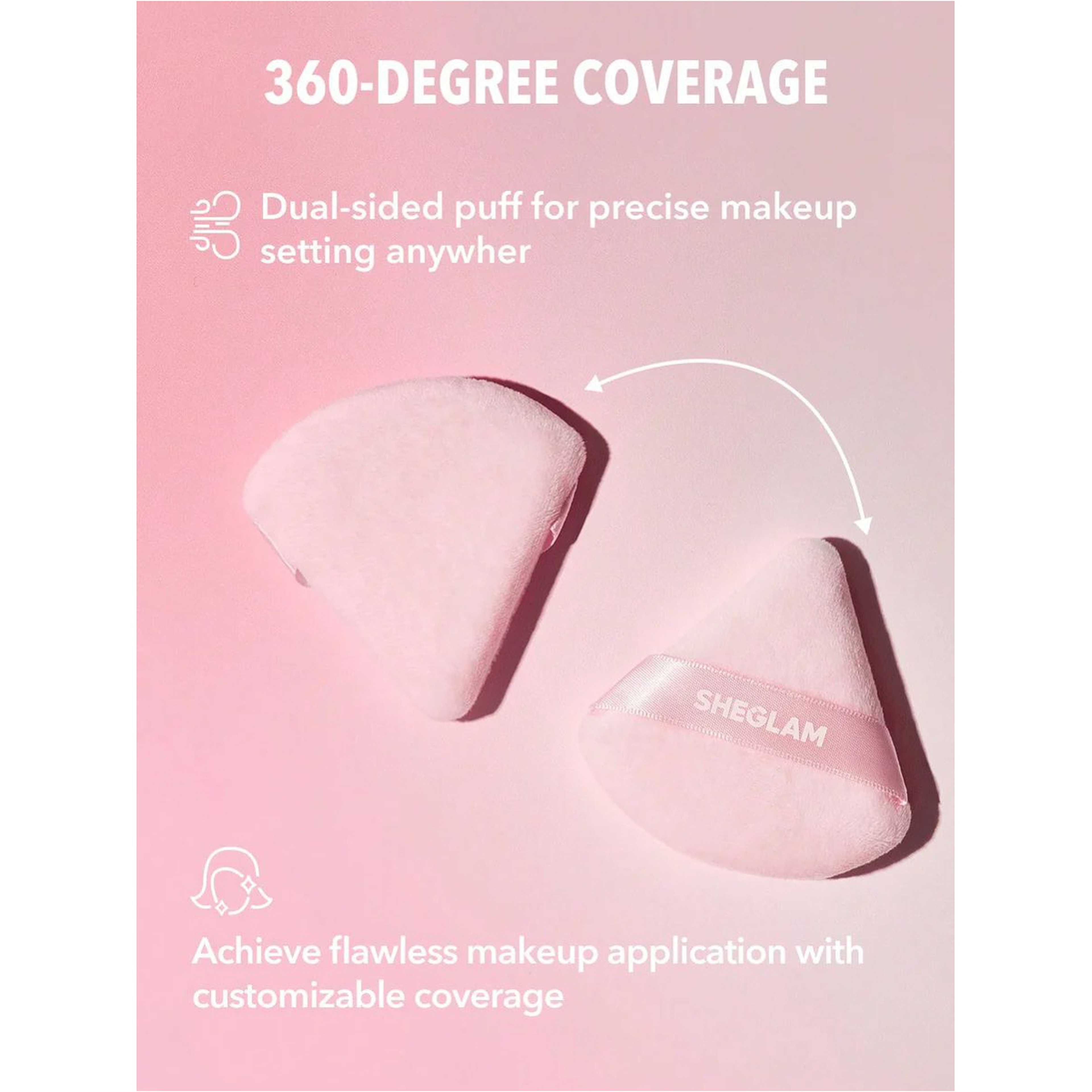 شجلام اسفنجه للميك اب مجموعة 3 حبات