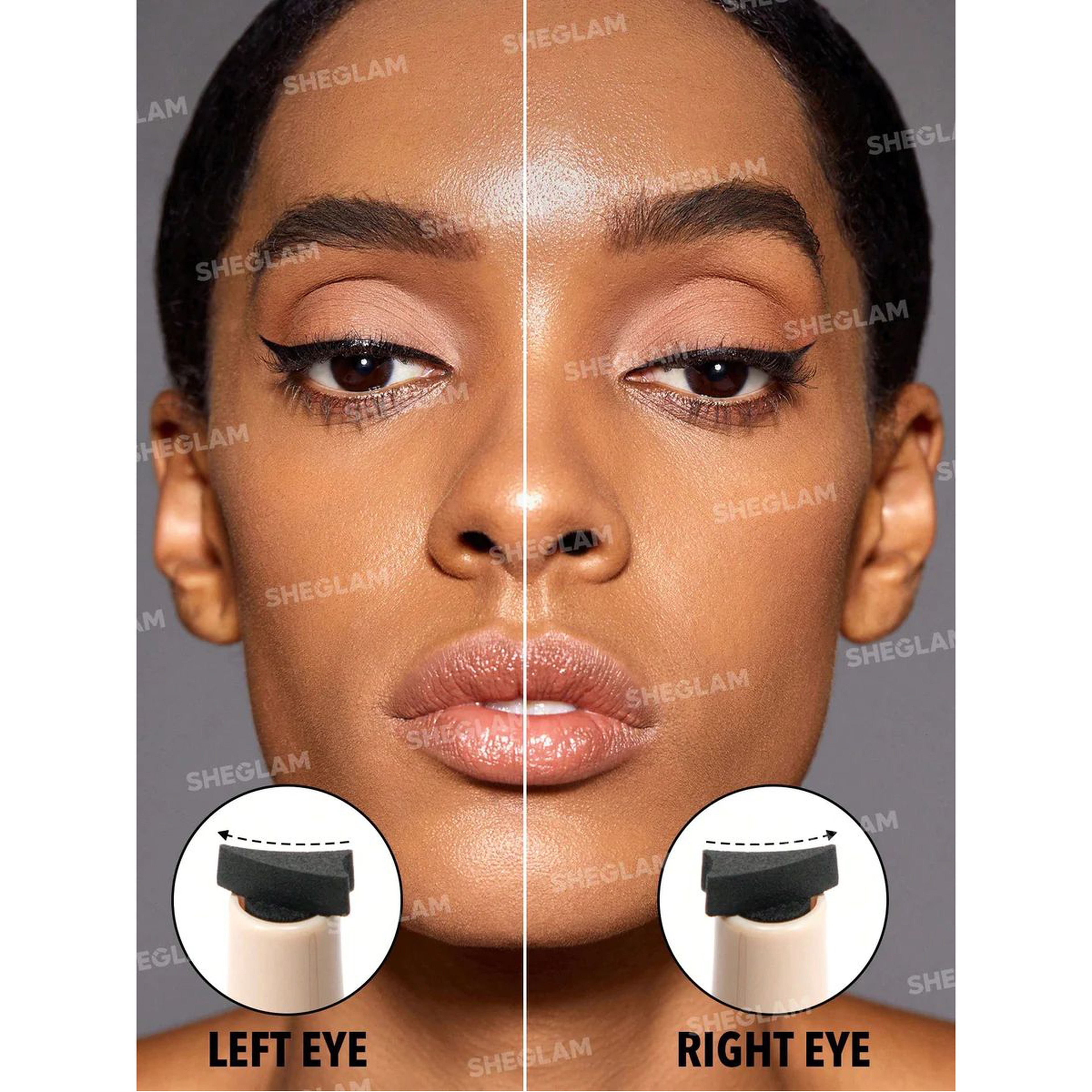 Sheglam Eye Stamp & Liner Pen - Black