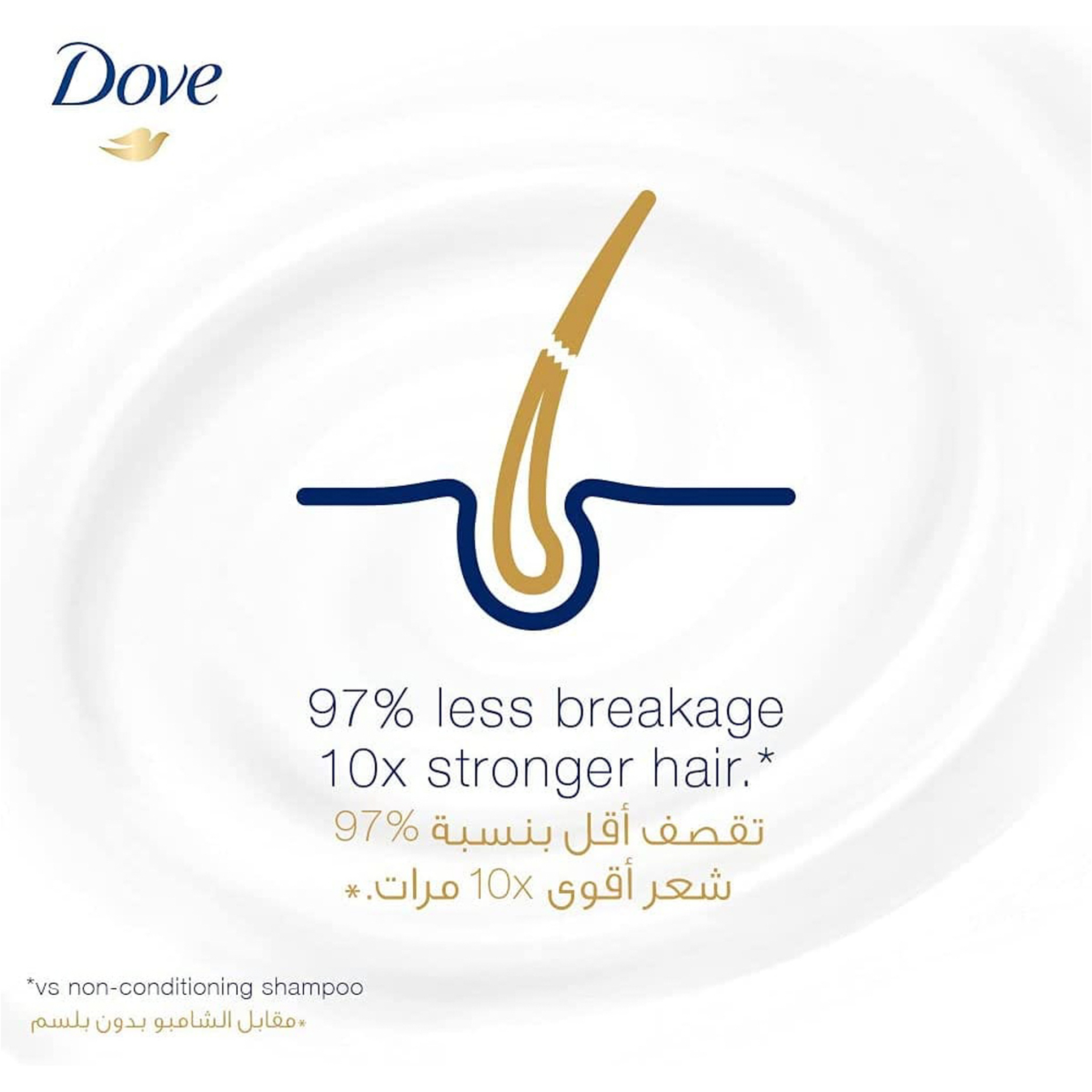 دوف شامبو روتين نمو الشعر 400 مل
