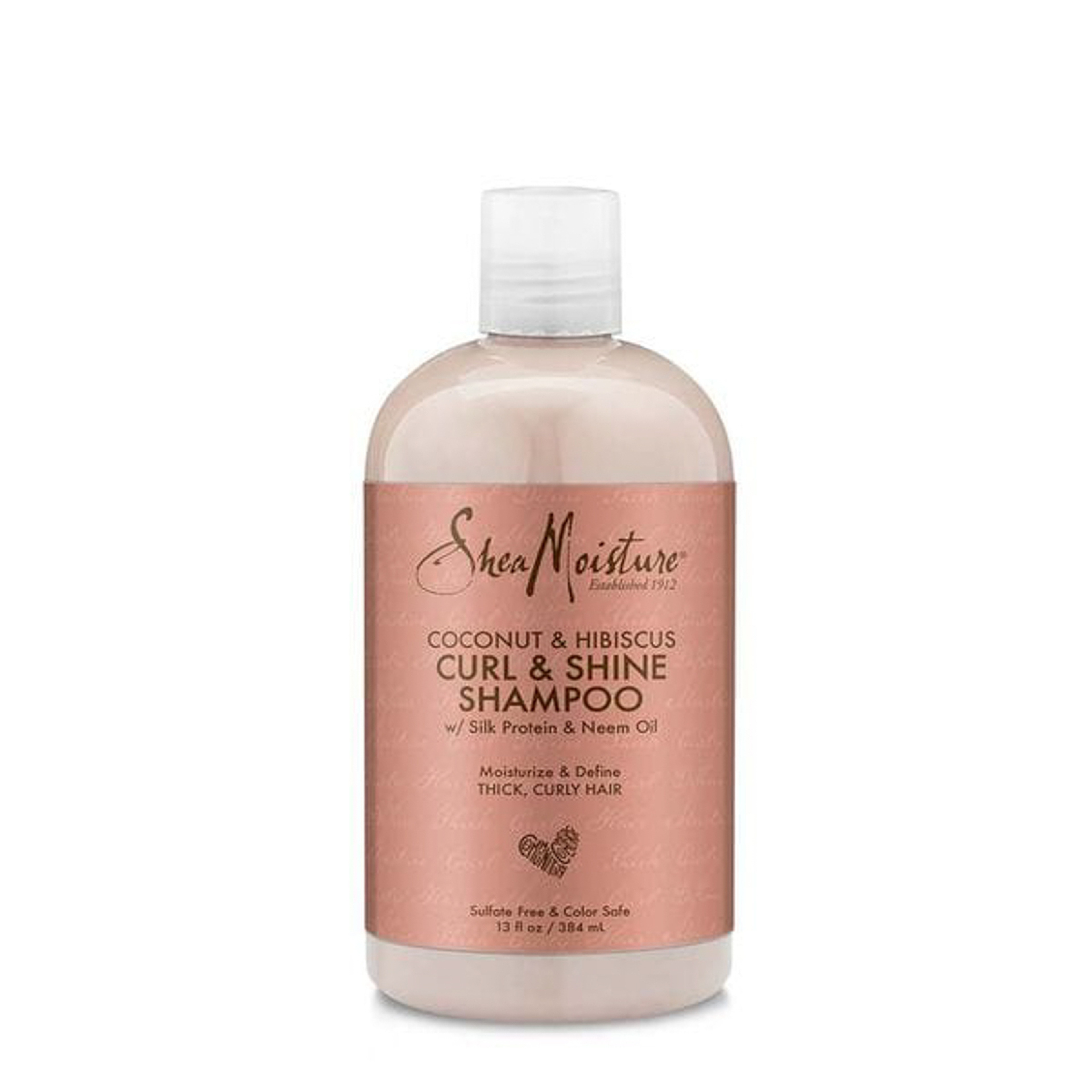 Shea Moisture Coconut & Hibiscus Curl & Shine Shampoo 384Ml