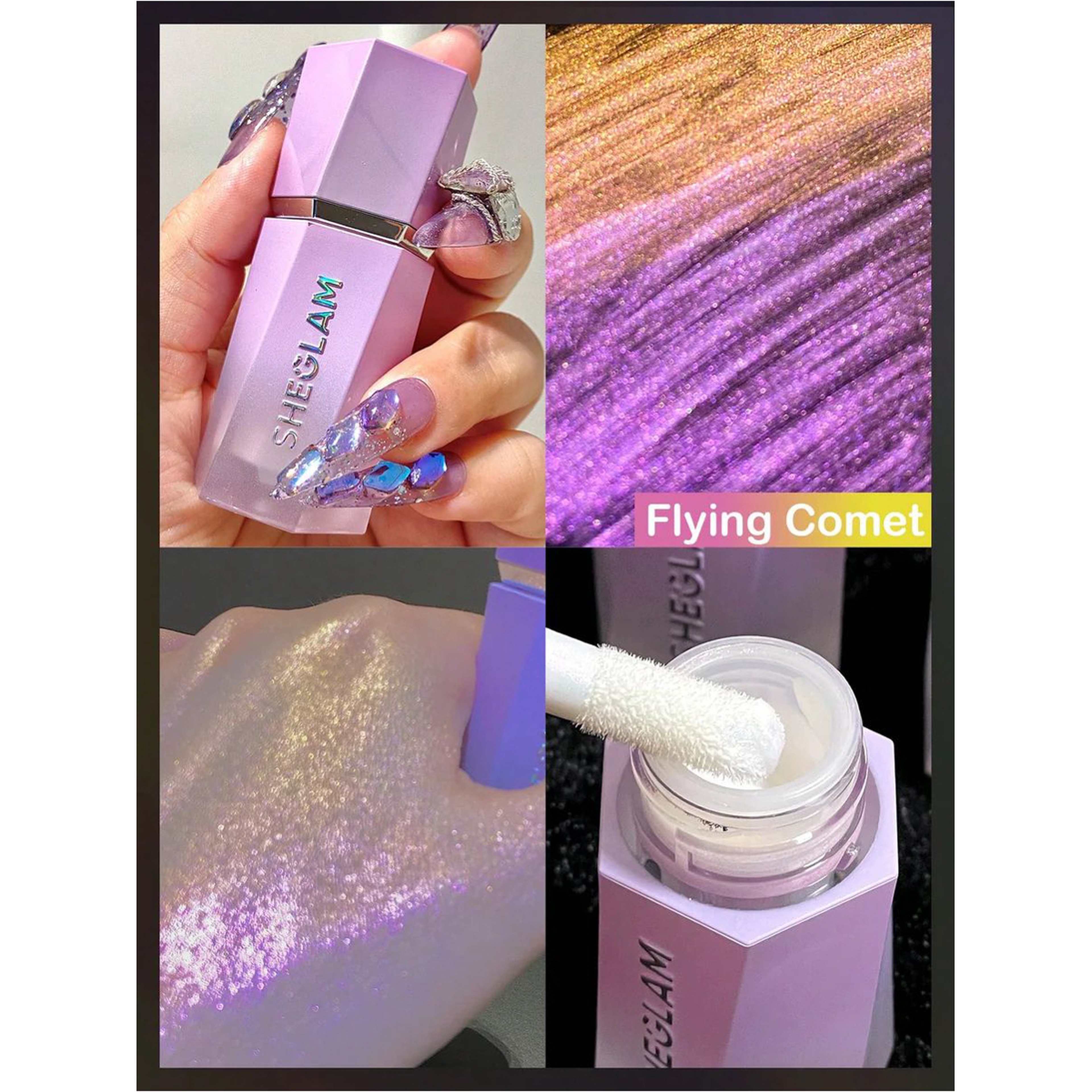 Sheglam Chroma-Glow Bloom Liquid Highlighter-Flying Comet