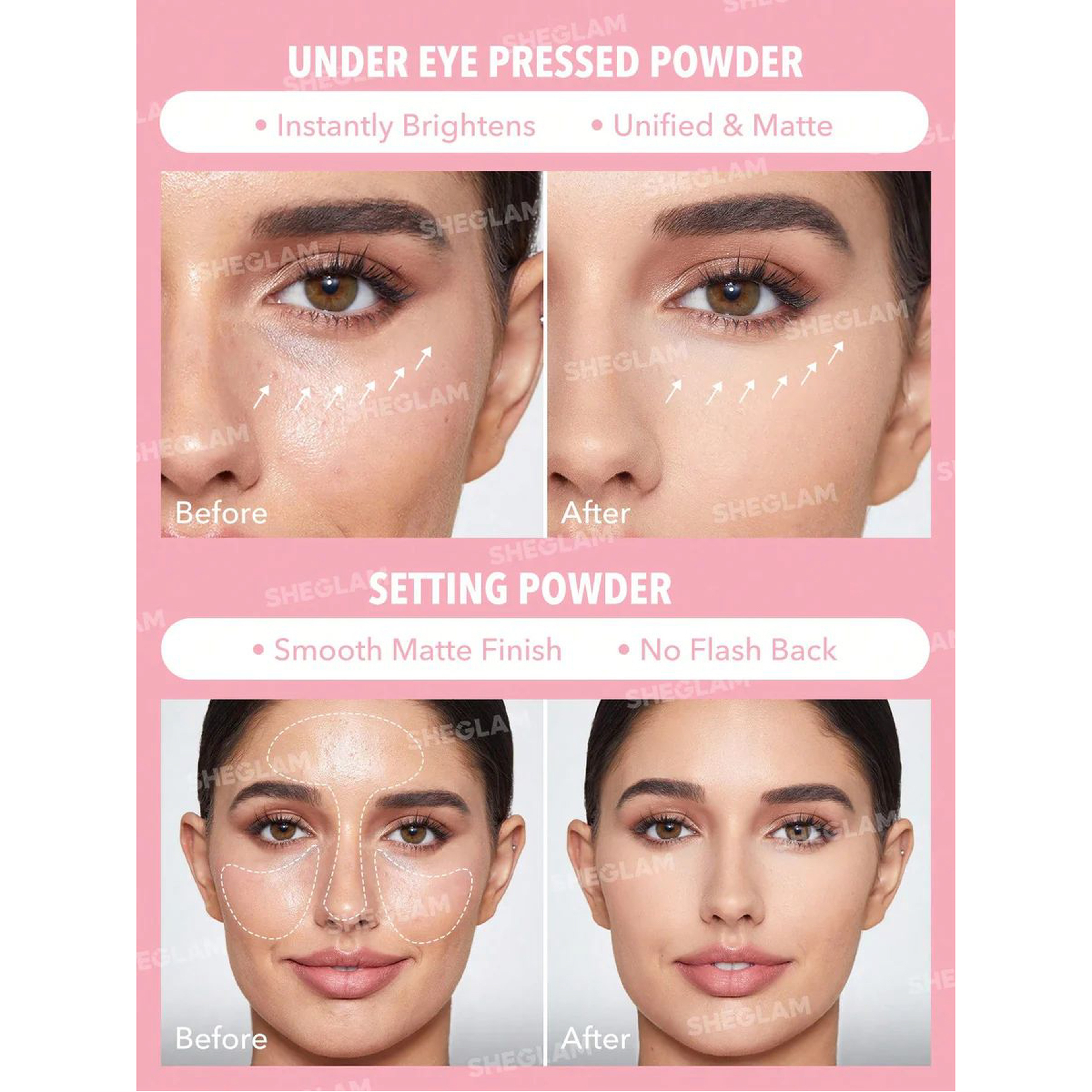 Sheglam Insta-Ready Face & Under Eye Setting Powder