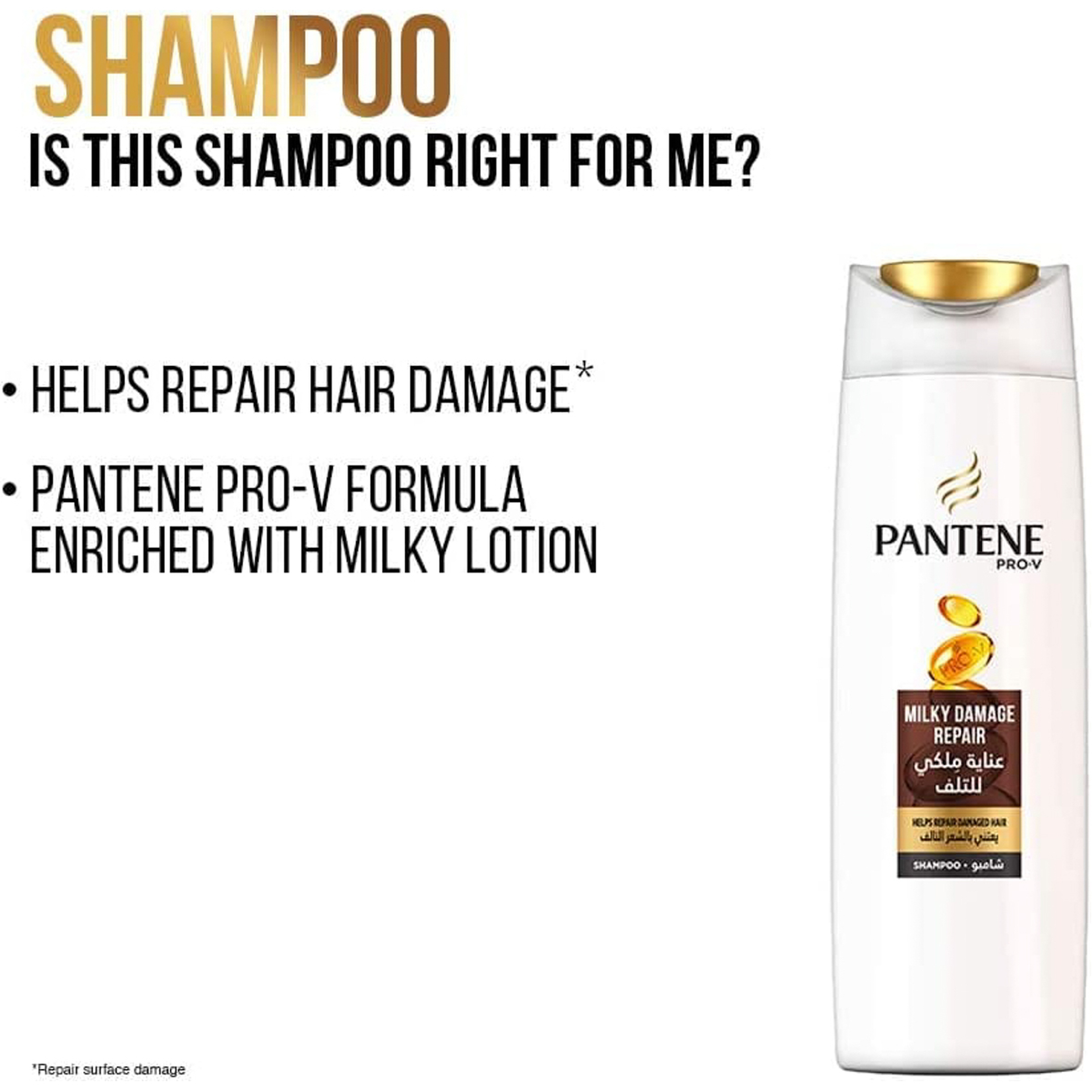 Shampoo Milky Damage Repair 400Ml