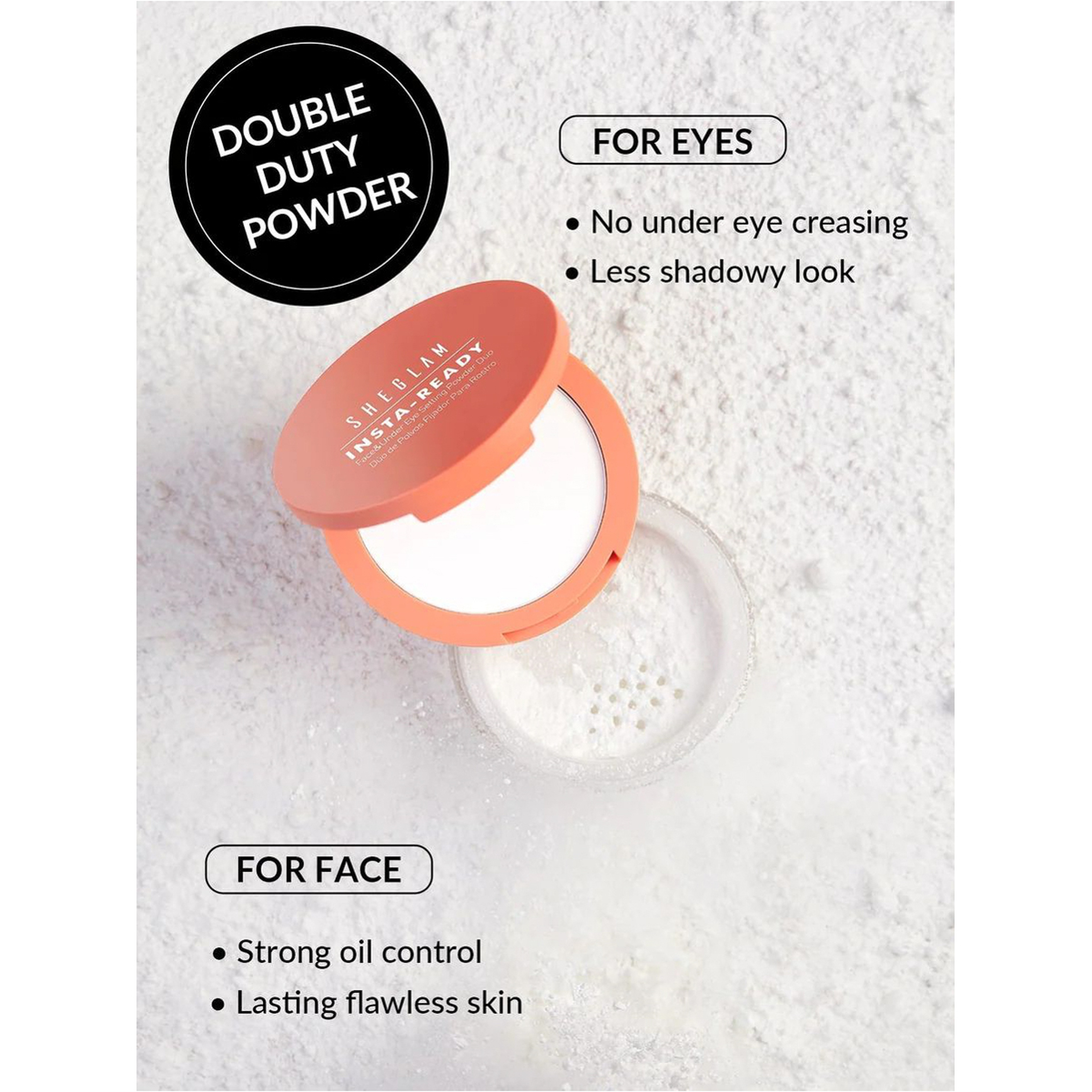 Sheglam Insta-Ready Face & Under Eye Setting Powder