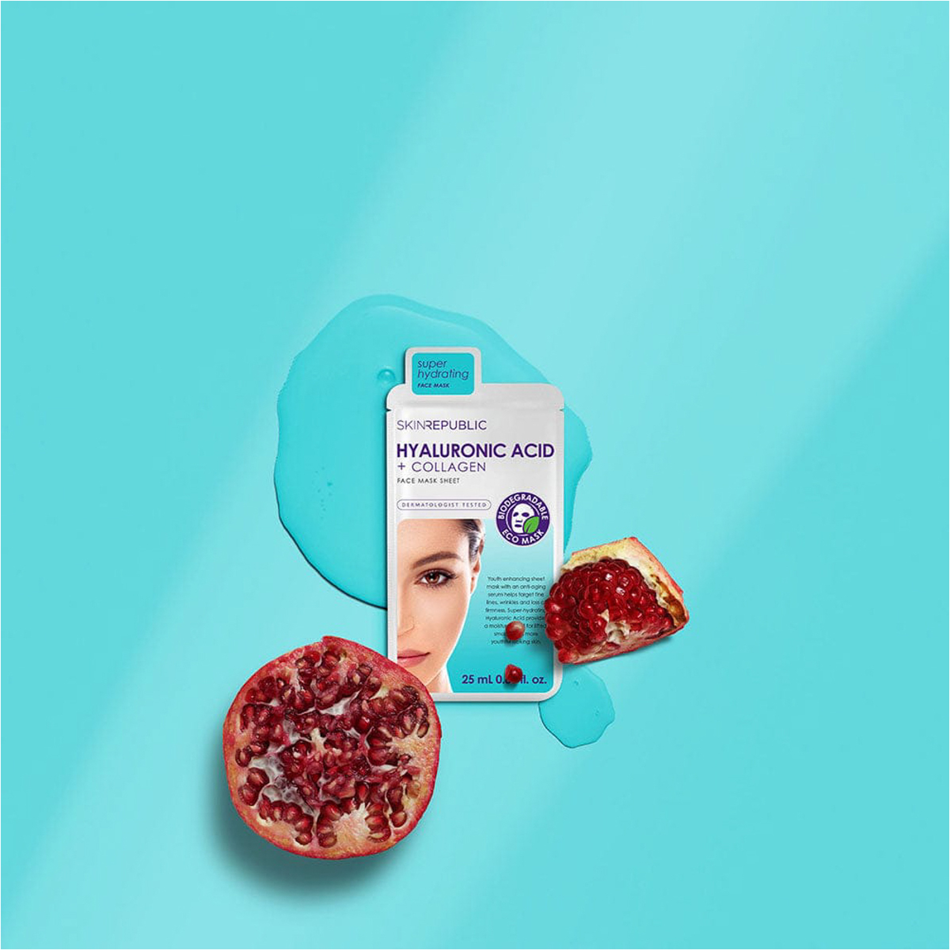 Skin Republic Hyaluronic Acid + Collagen Face Mask
