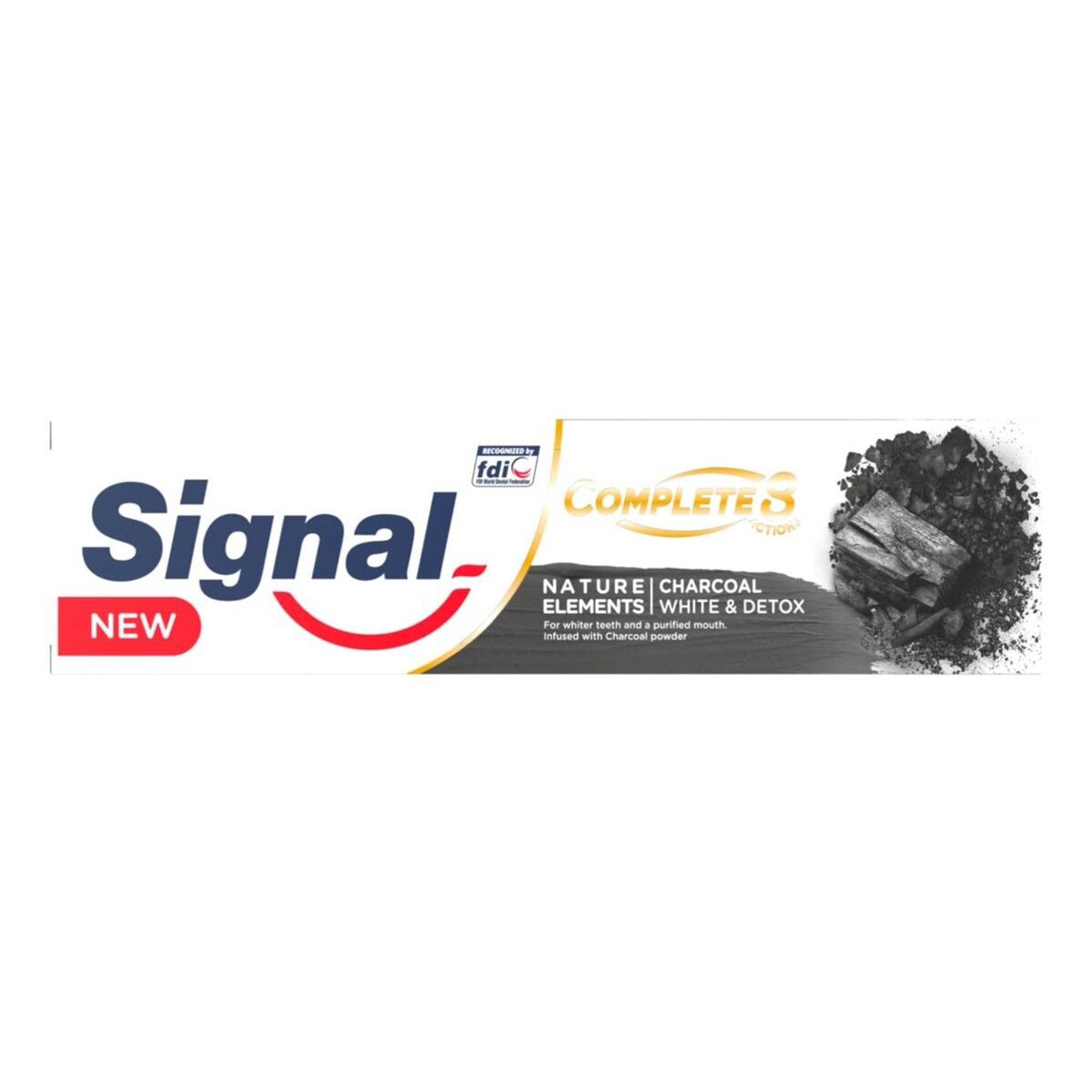 Signal Complete 8 Charcoal Toothpaste 75Ml
