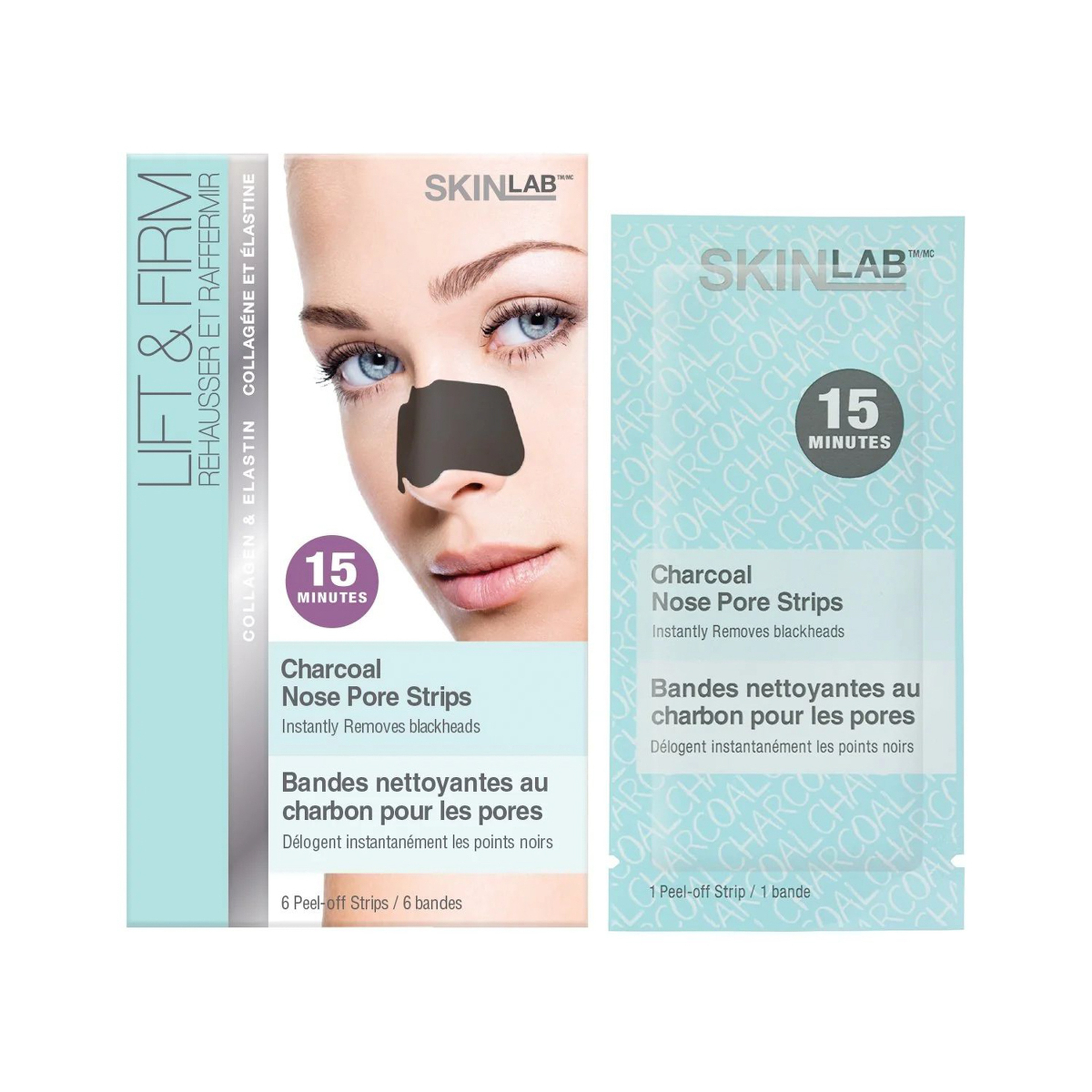 Skinlab Lift & Firm Charcoal Nose Pore Strips