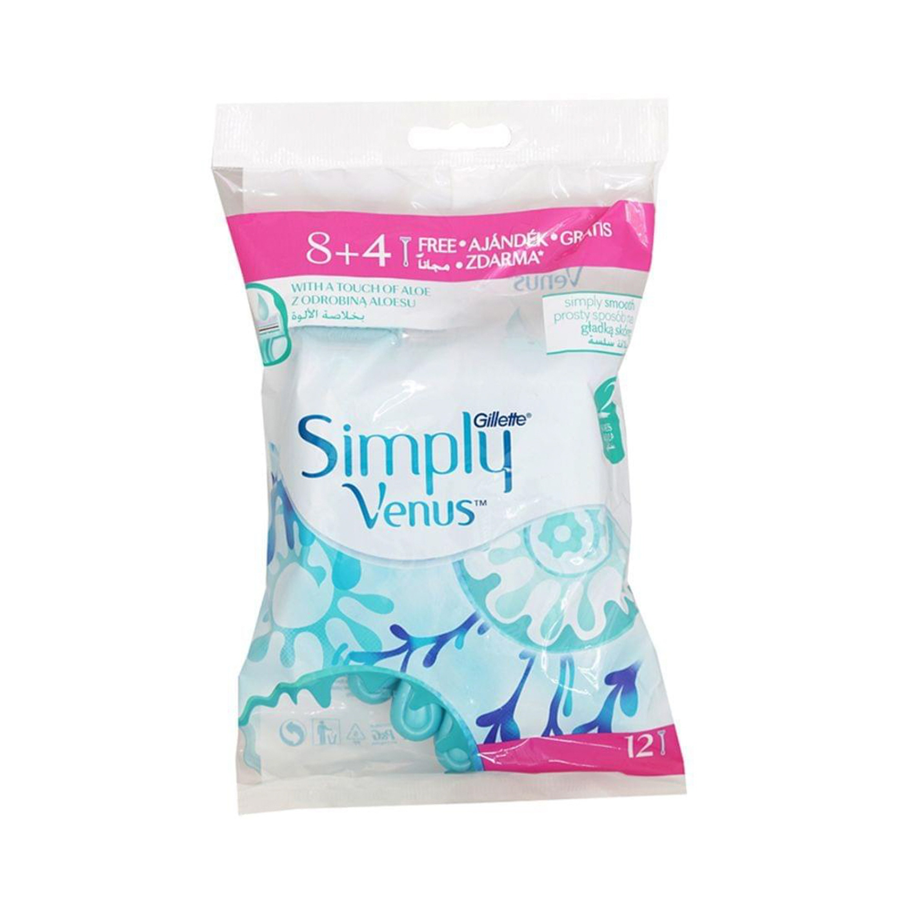 Simply Venus 2 Razor 12 Pieces