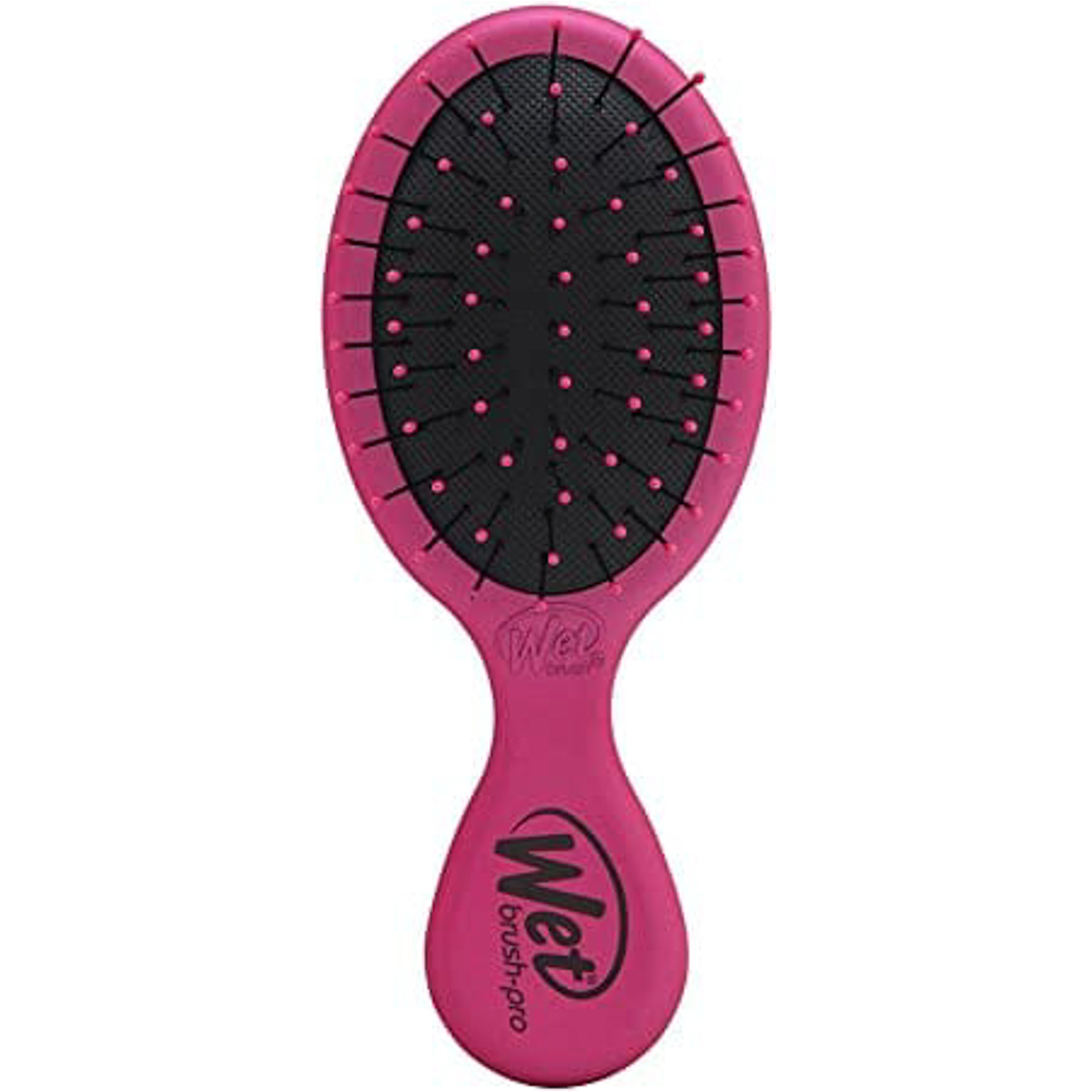 فرشاة شعر صغيرة بلون وردي