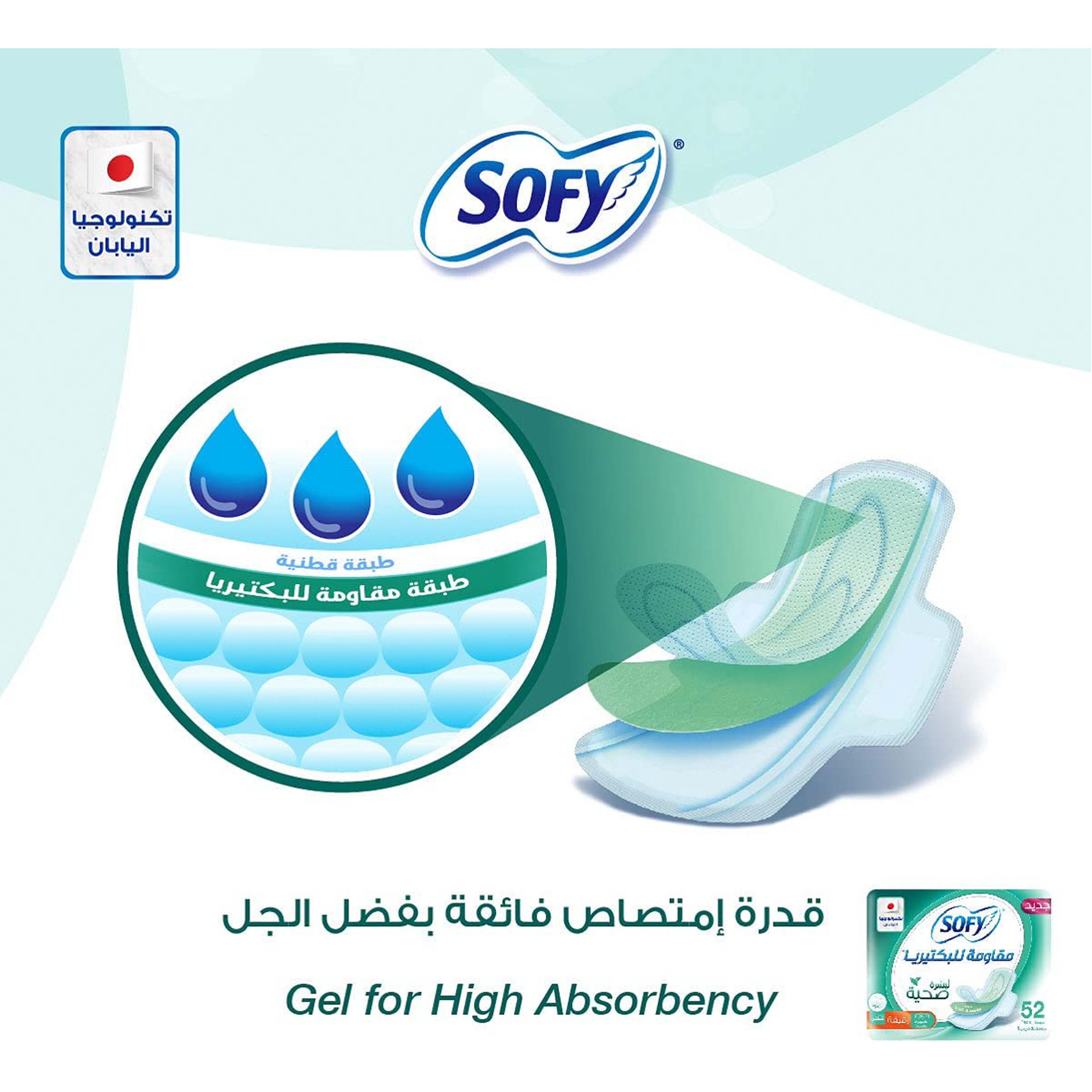 Sofy Slim Anti Bacteria, Large Sanitary Pads 29Cm 52 Sanitary Pads