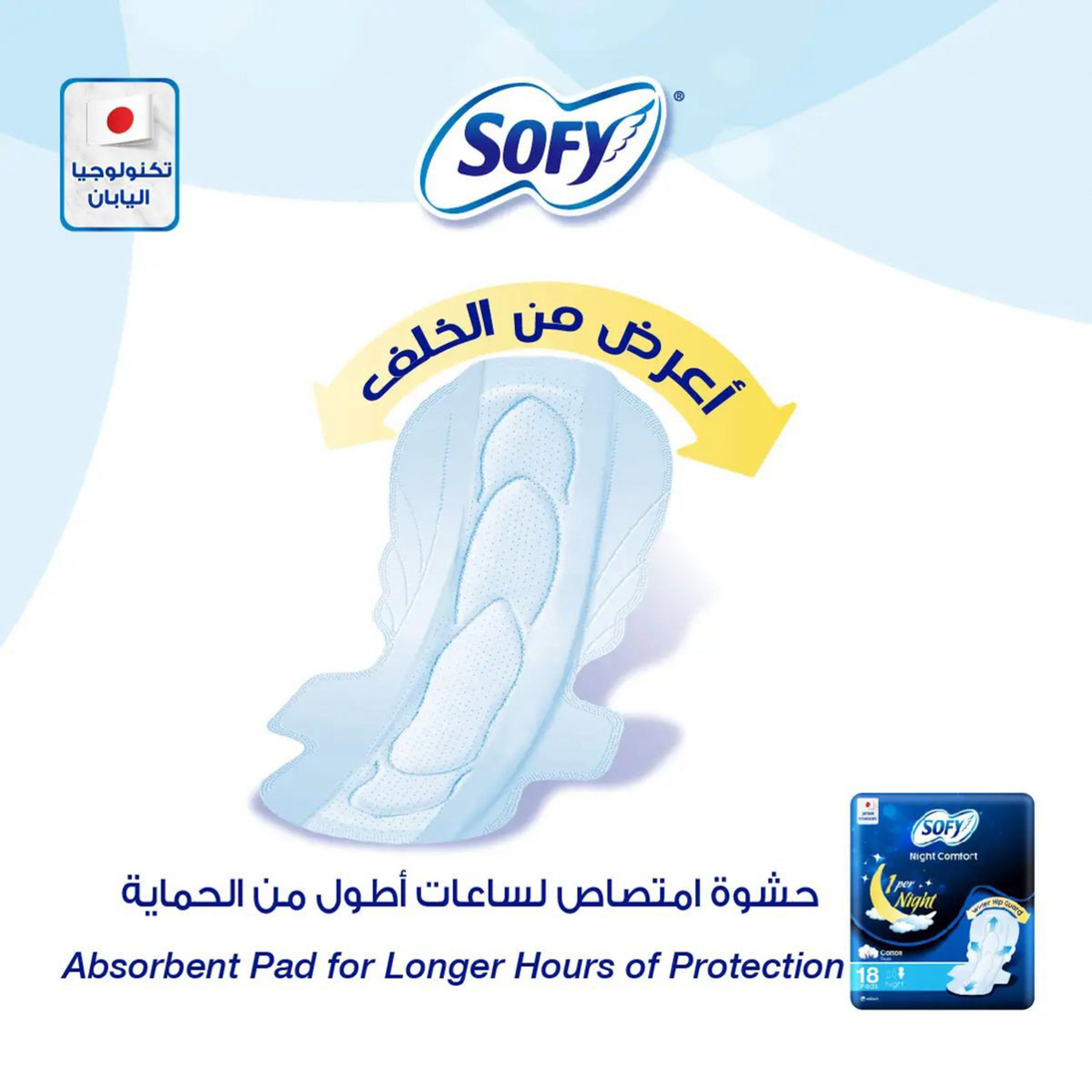 Sofy Night Comfort 6 Pads +2 Free