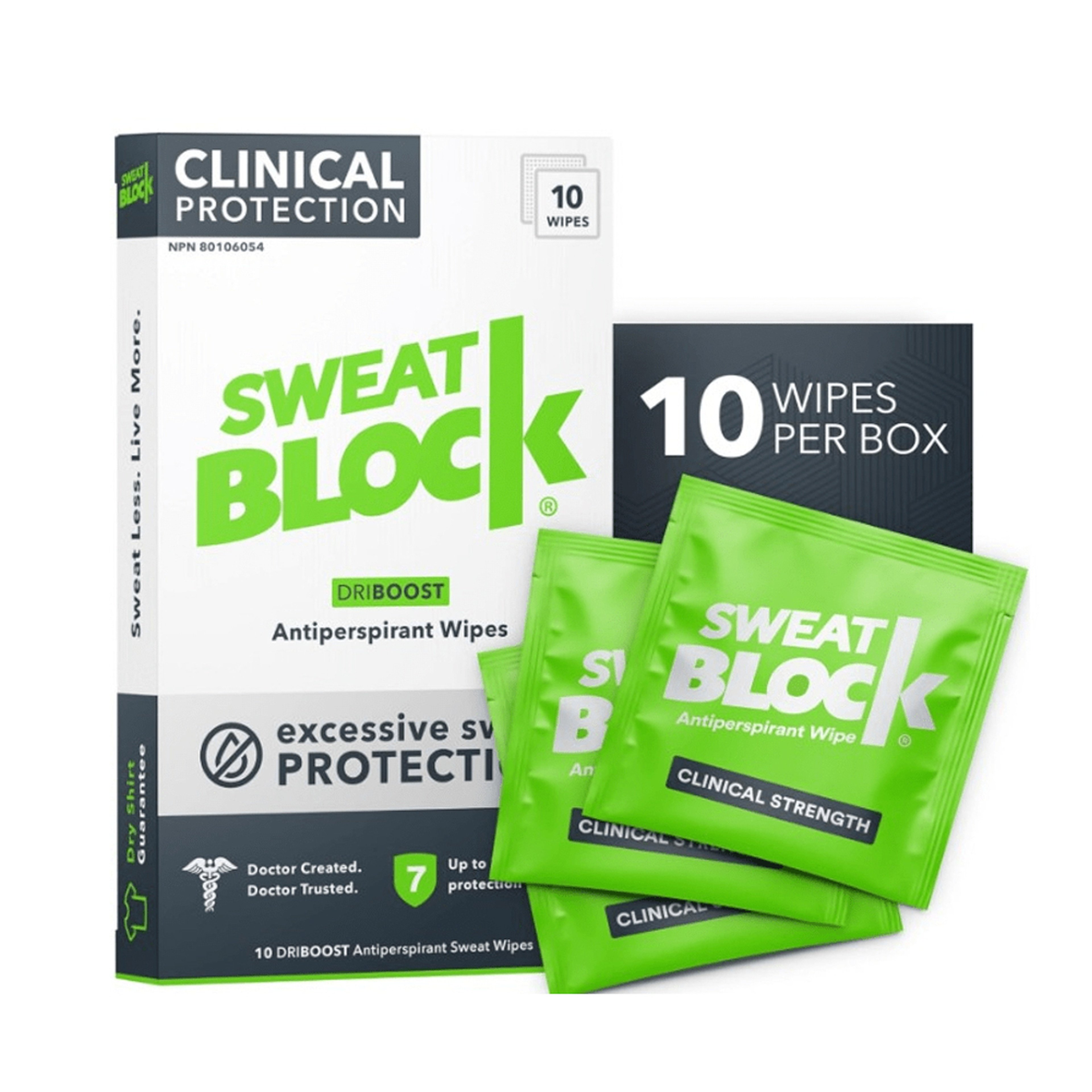Sweet Block Deodorant Wipes