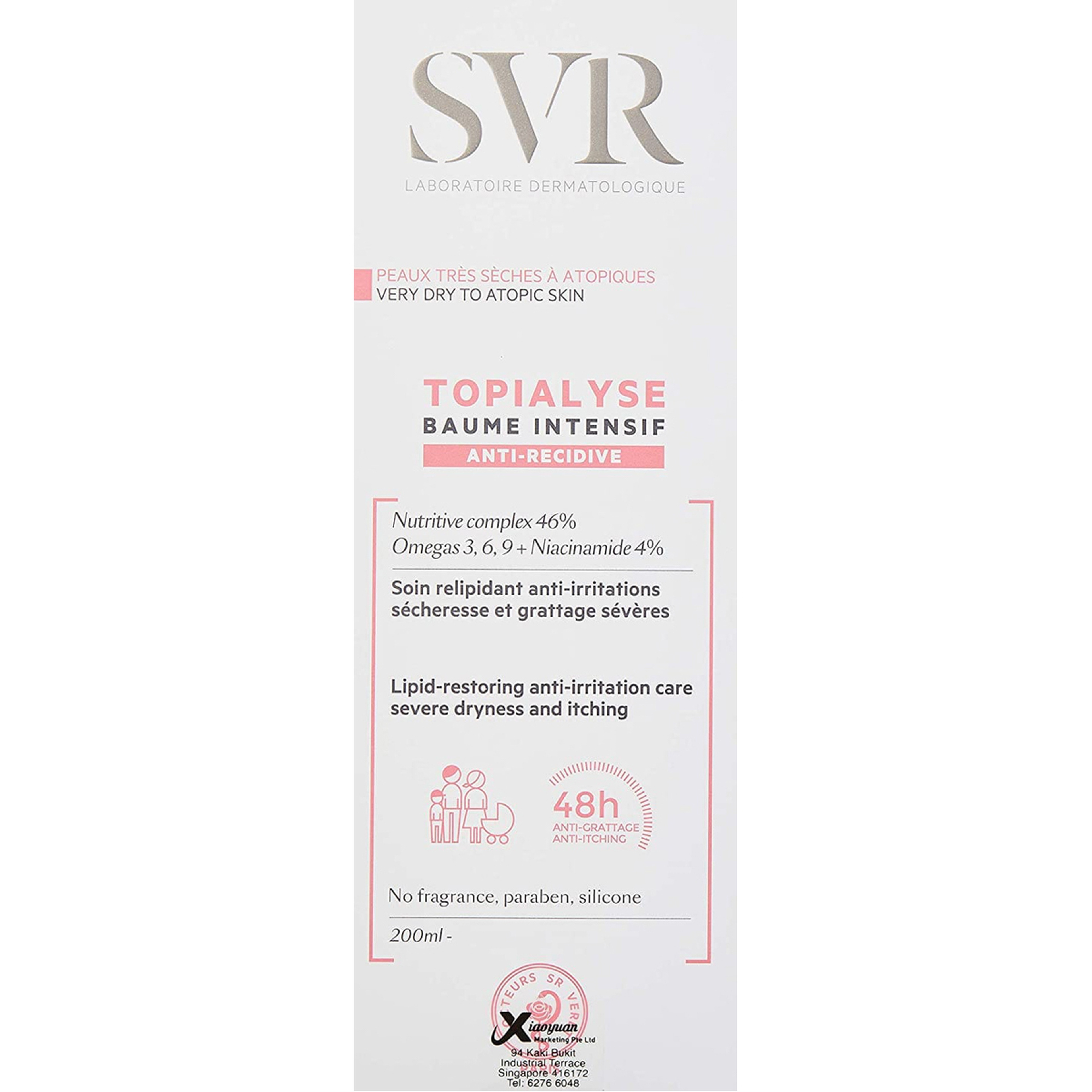 Svr Topialyse Baume Intensif 200Ml