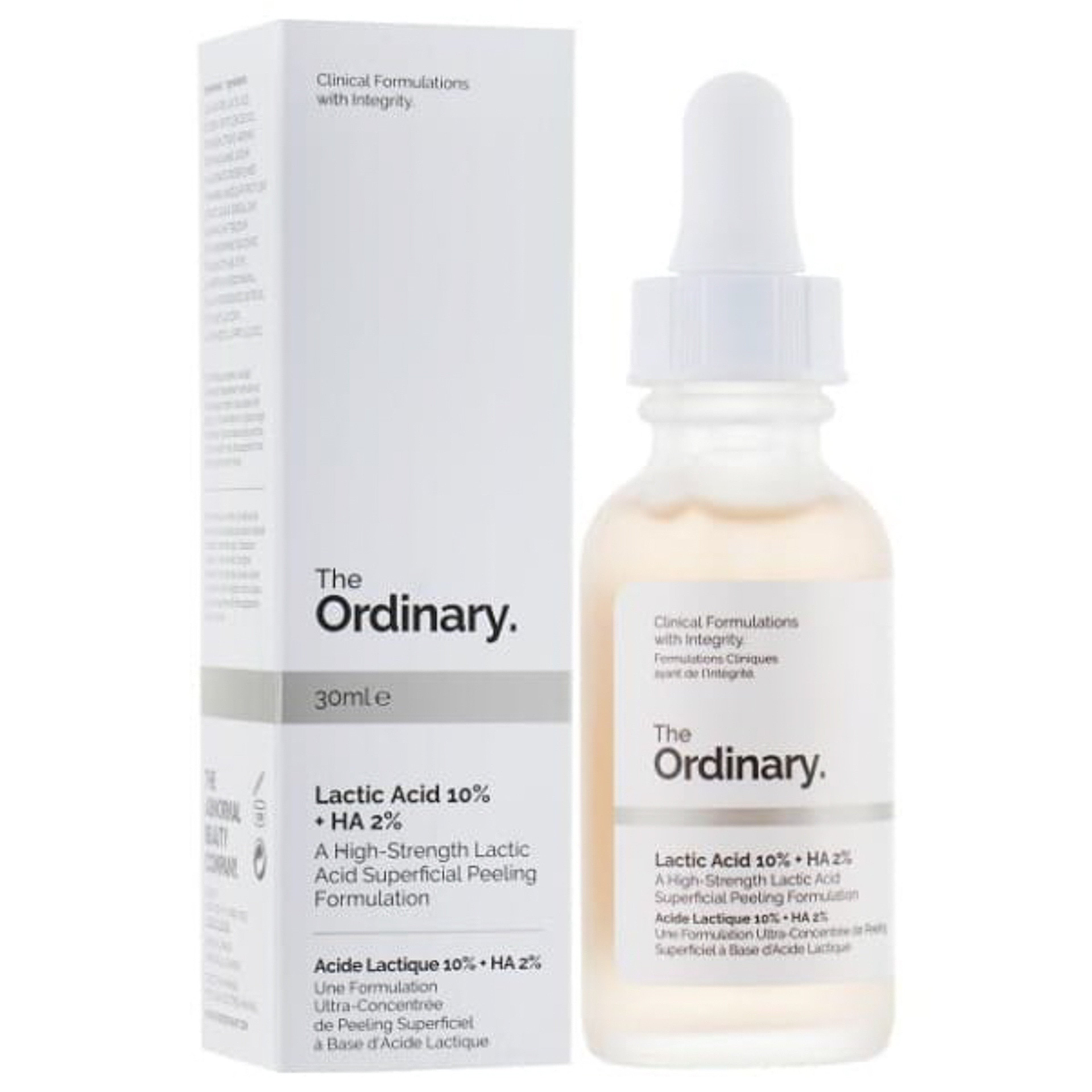 ذا أورديناري بحمض اللاكتيك 10% + اتش ايه - 30 مل