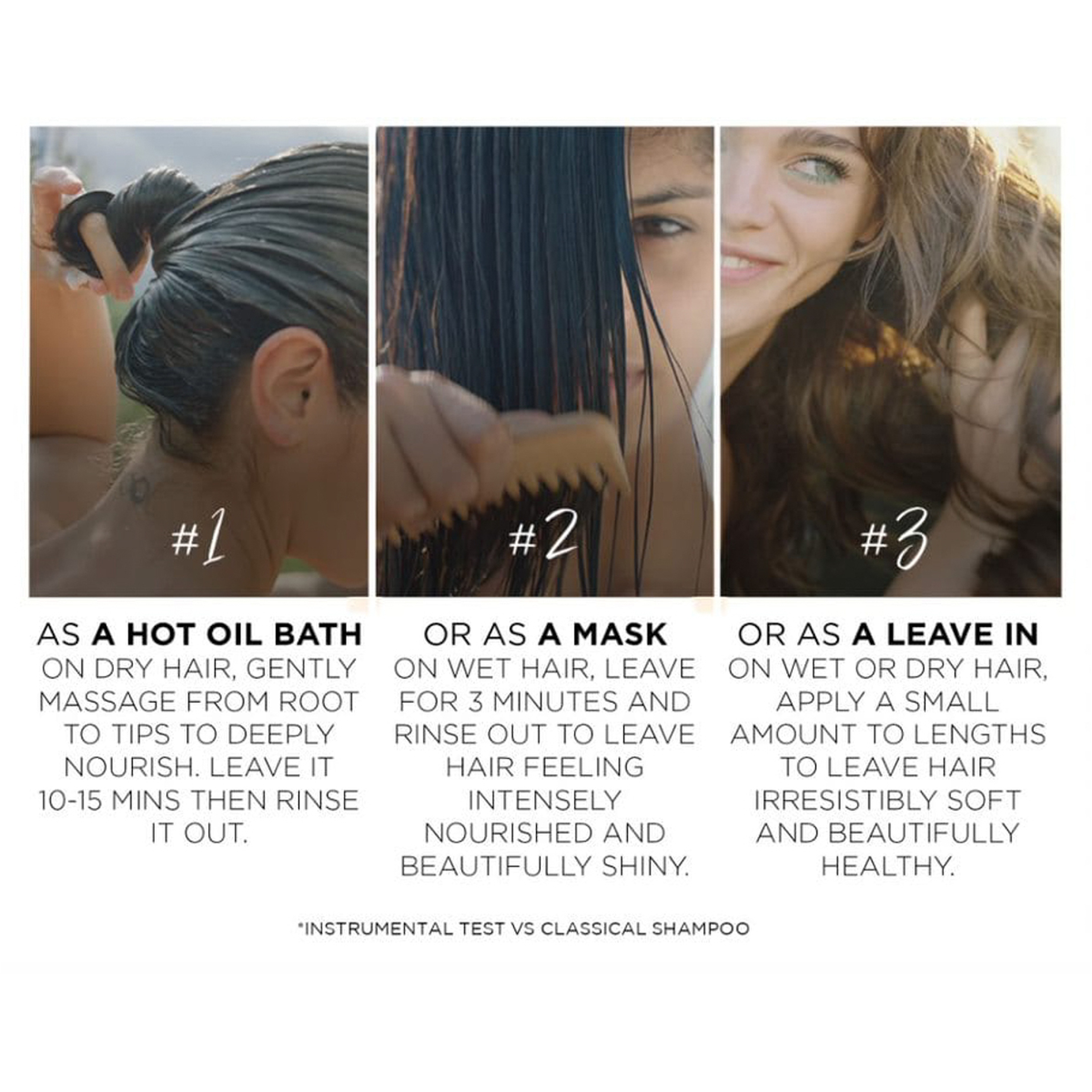 Ultra Doux Repairing Papaya 3-In-1 Hair Food For Damaged Hair 390Ml