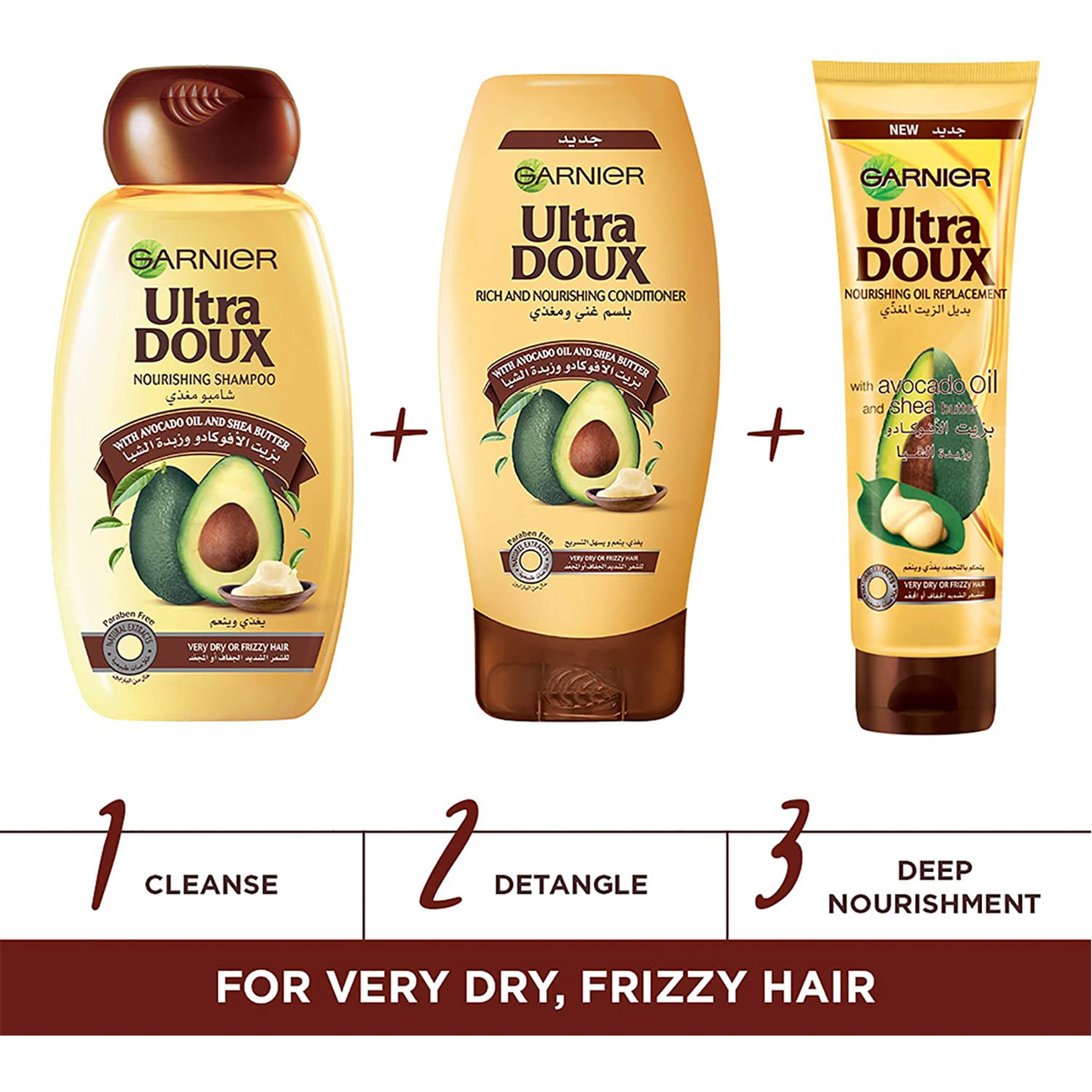 Ultra Doux Avocado & Shea Butter Oil Replacement, 300 Ml