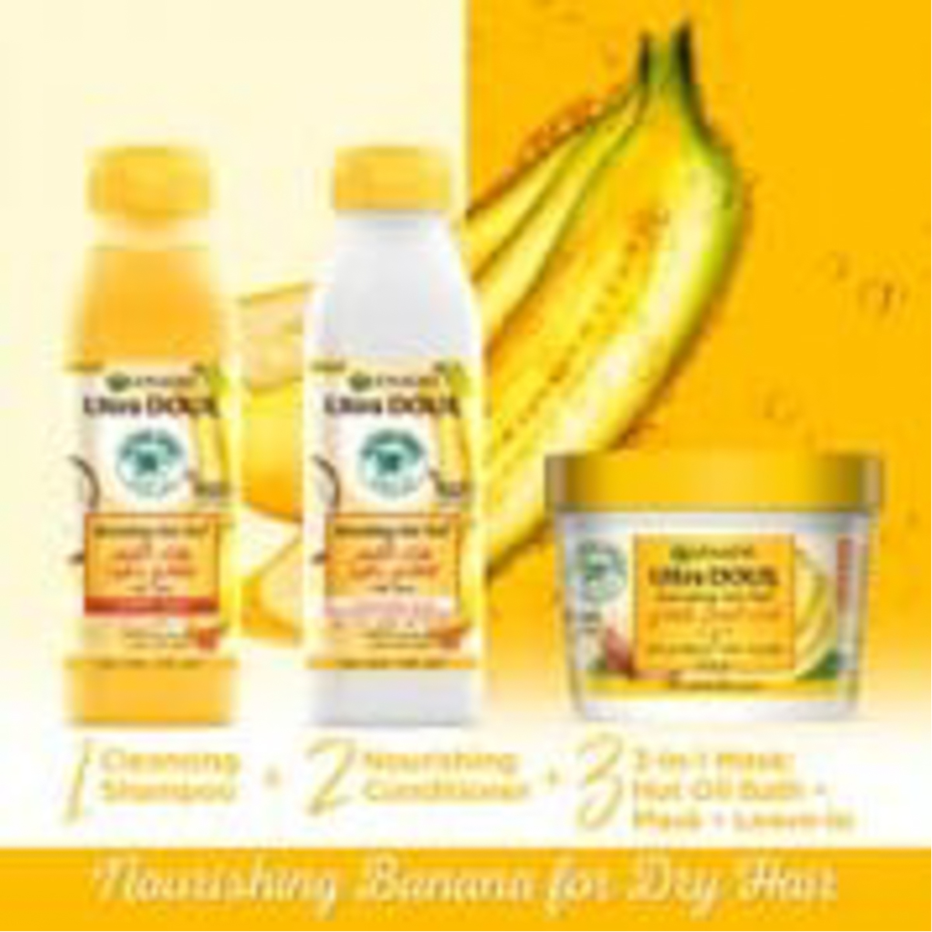 Ultra Doux Nourishing Banana Hair Food Conditioner For Dry Hair 350Ml