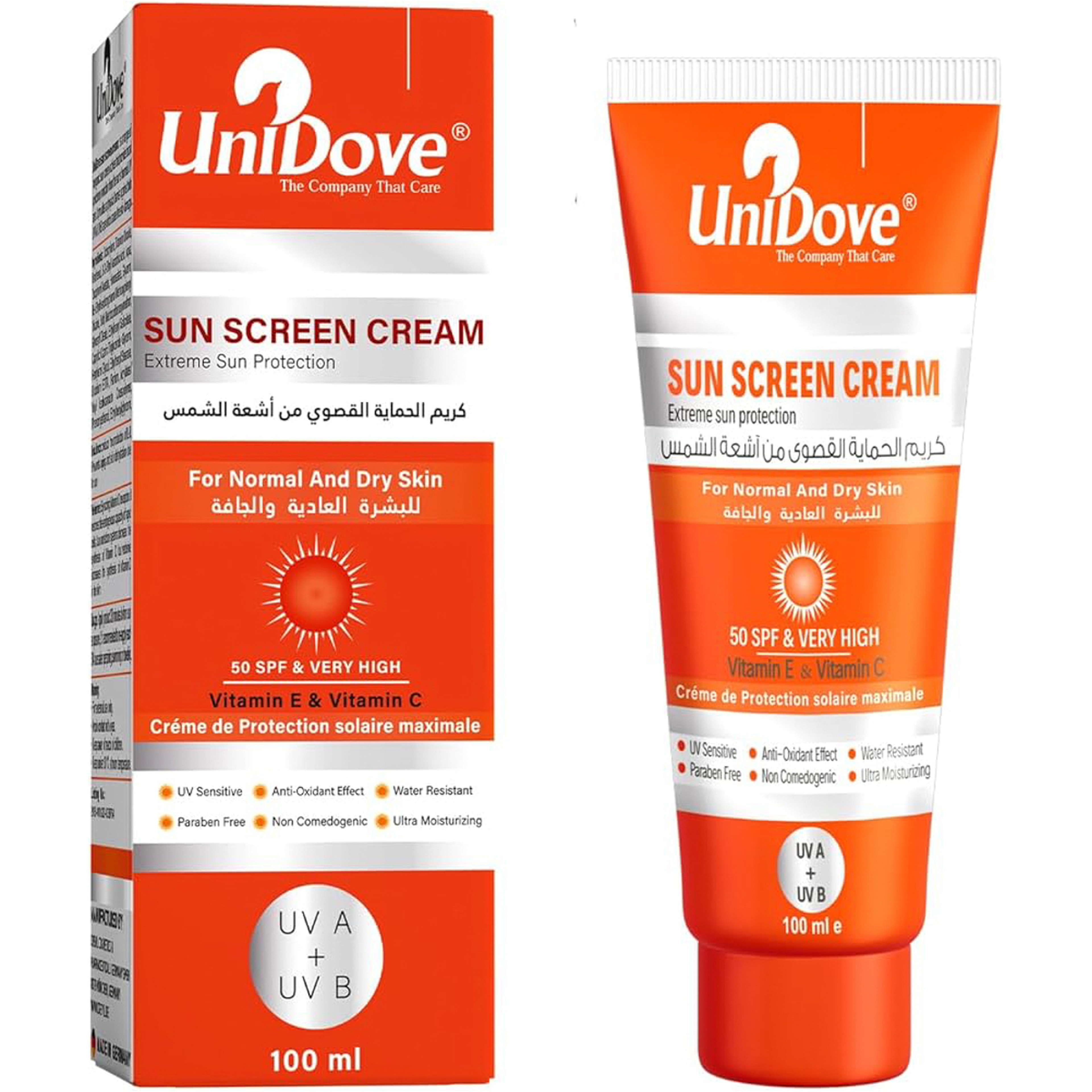 يوني دوف كريم الحماية القصوي من أشعة الشمس يوني دوف 100مل