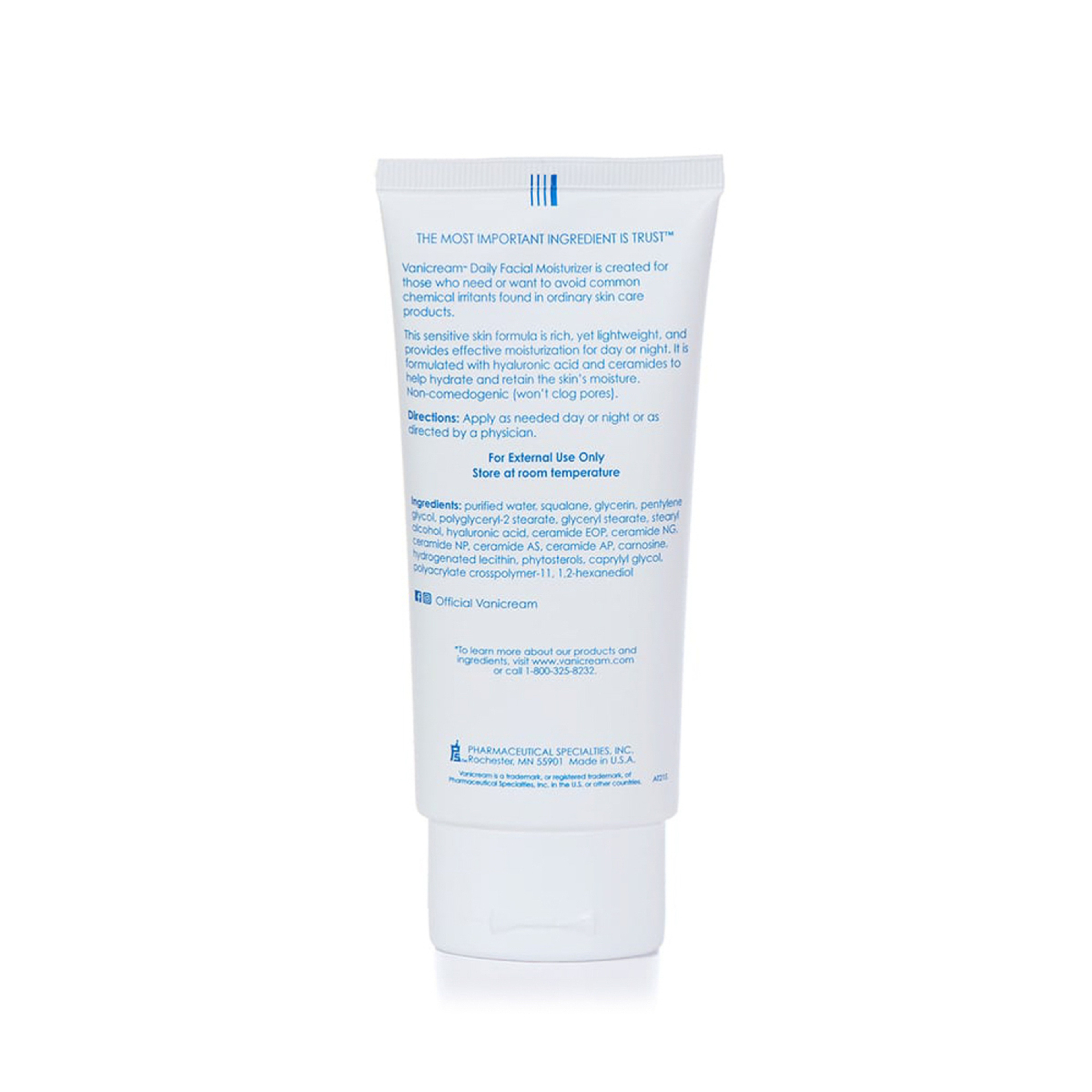 Vanicream Daily Facial Moisturizer 89 Ml